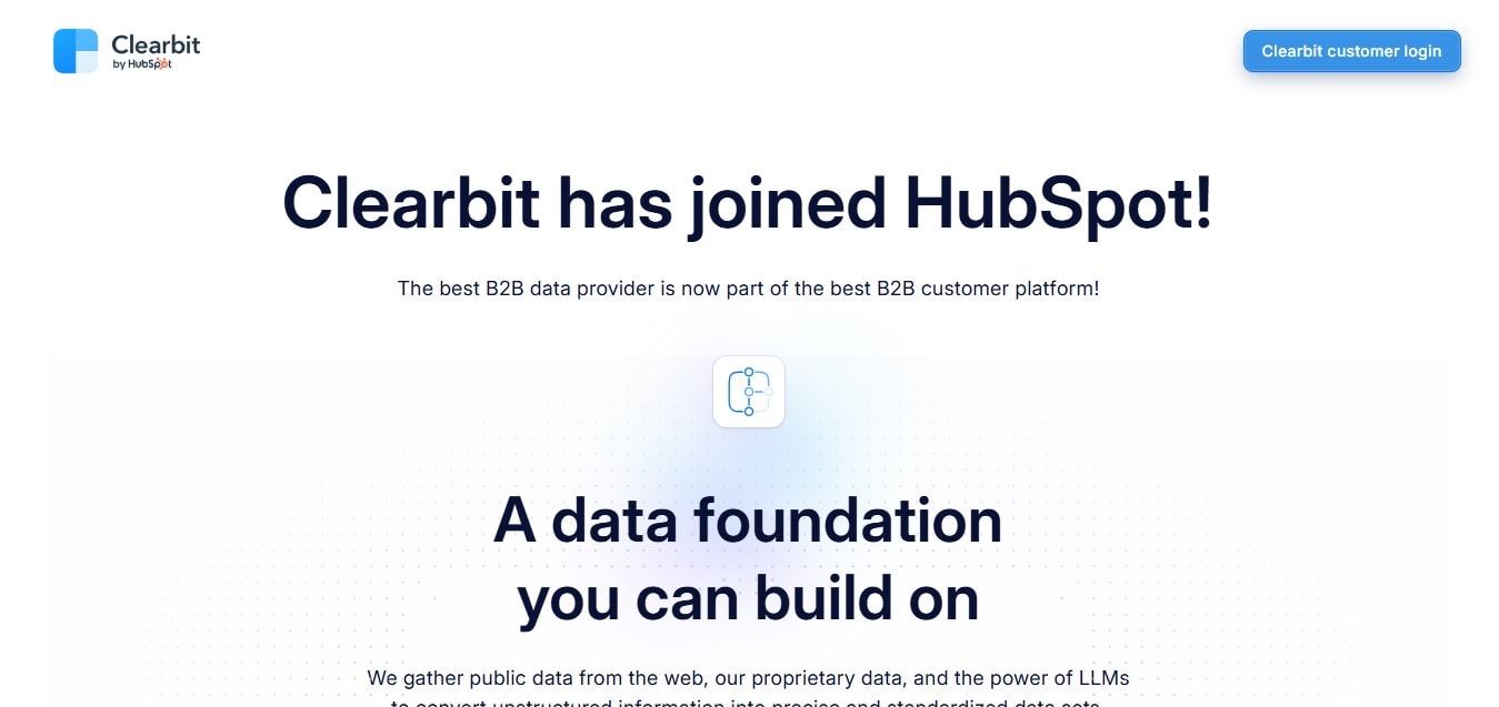 clearbit ai customer segmentation