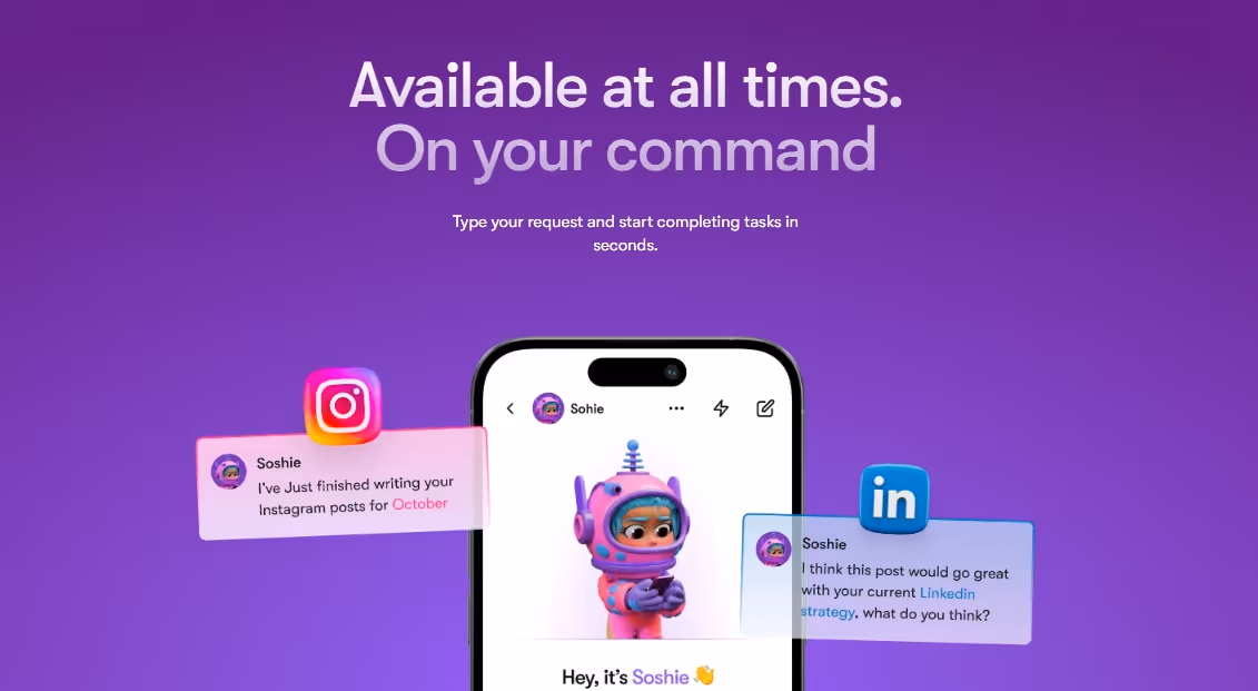 soshie to manage social media