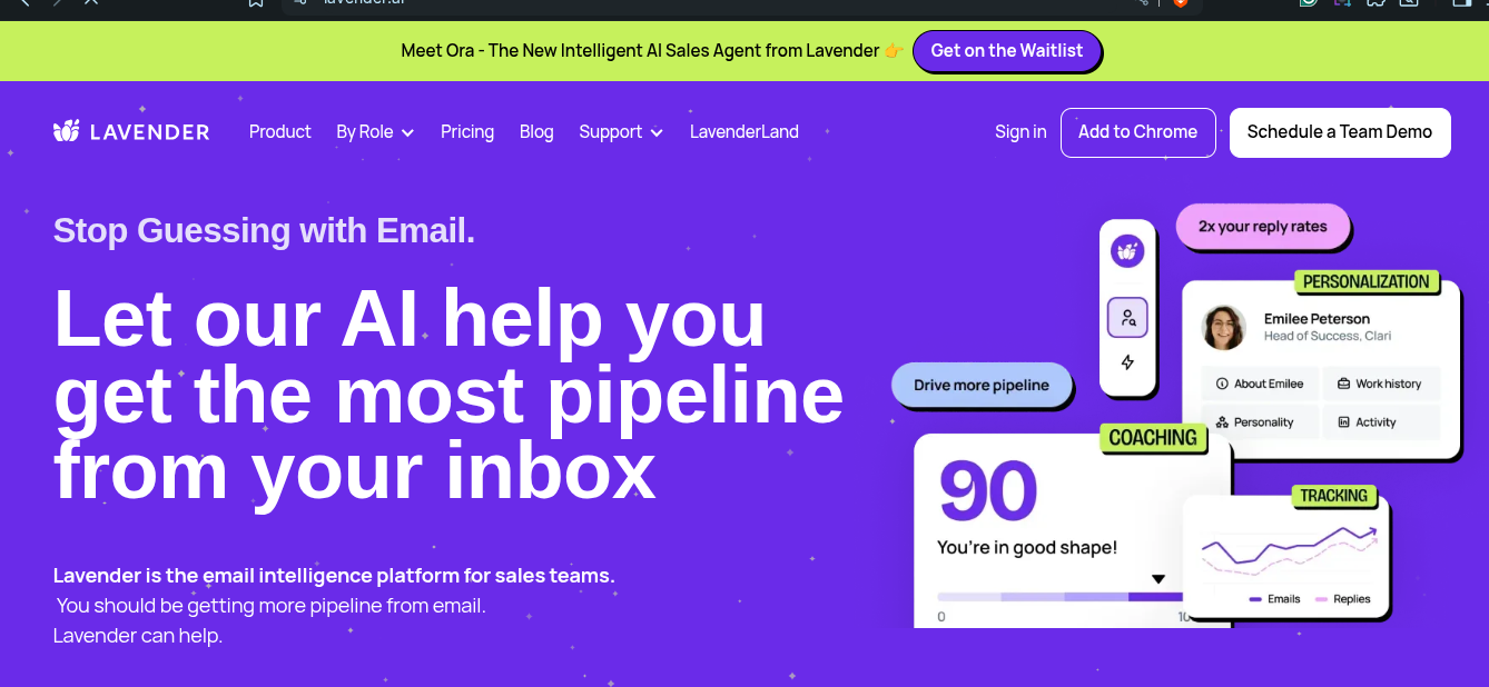 lavander ai sales agent