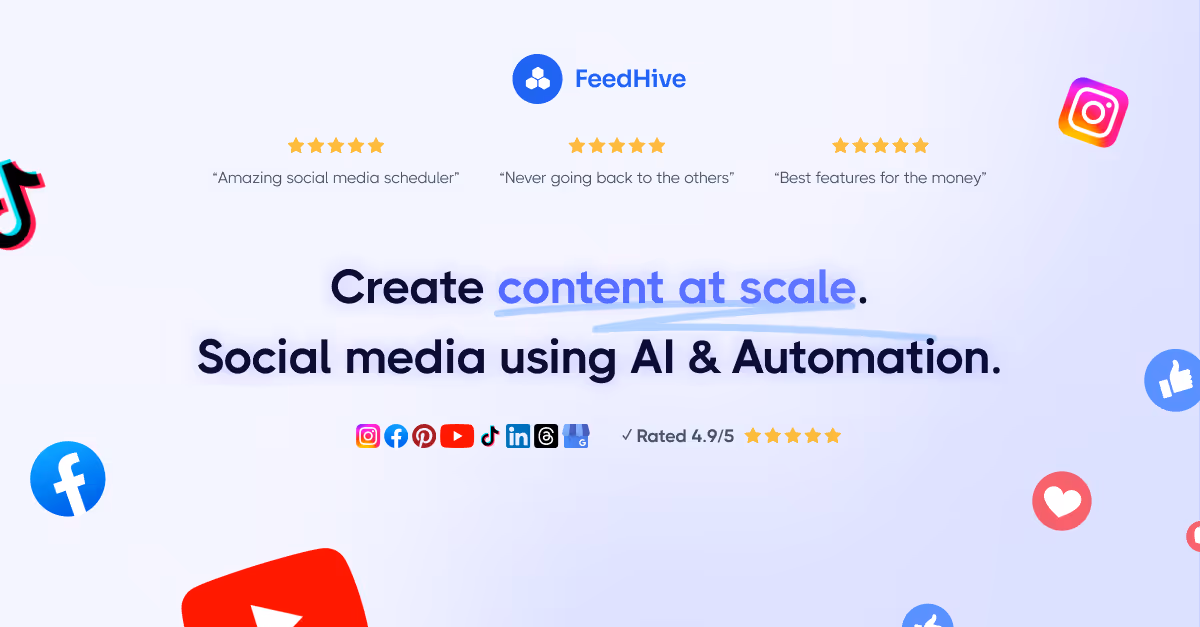 feedhive to create content