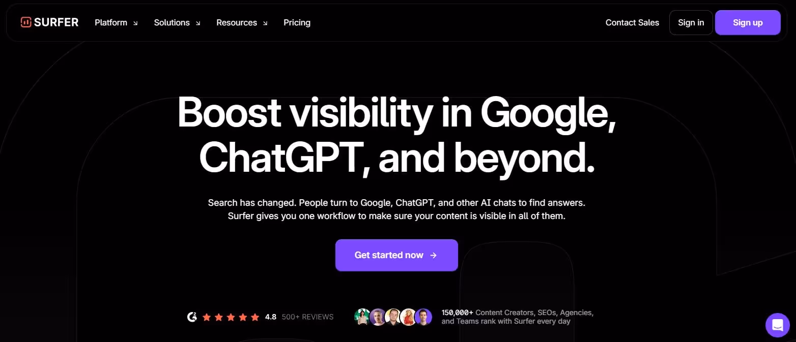 content optimization with surfer