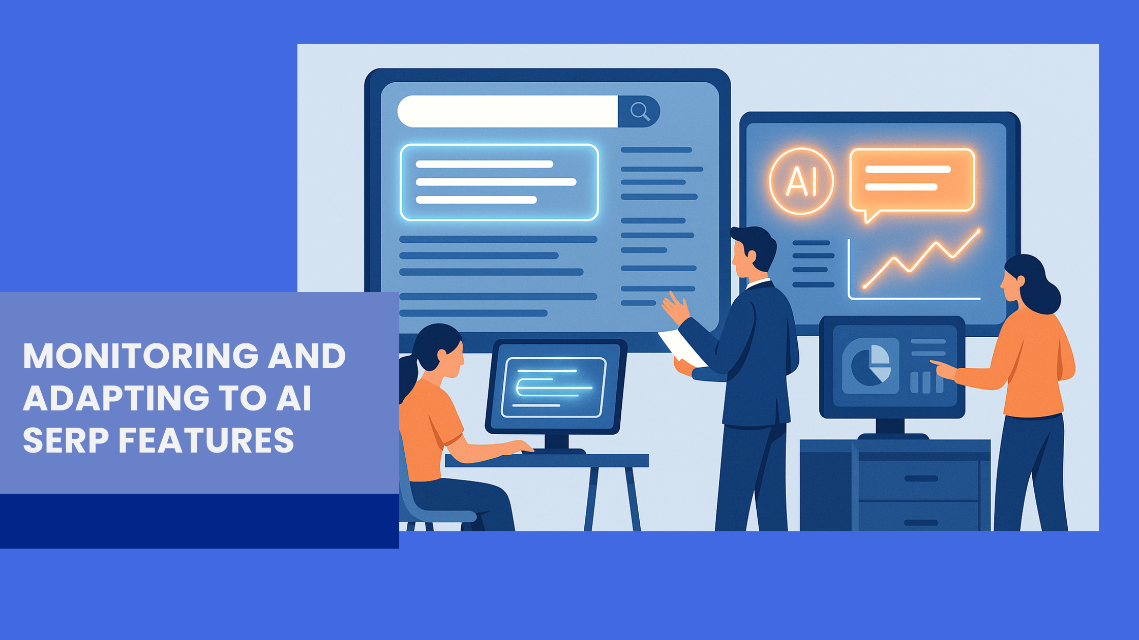 monitoring and adapting to ai serp features