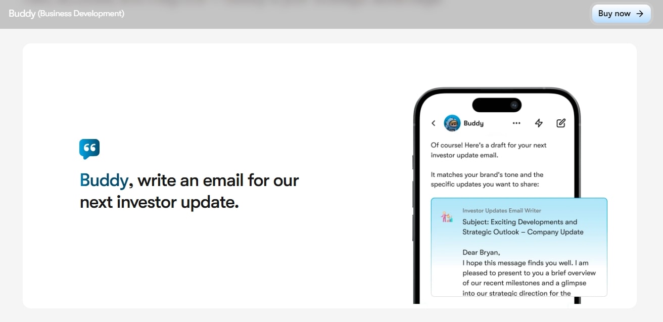 automate business processes with buddy