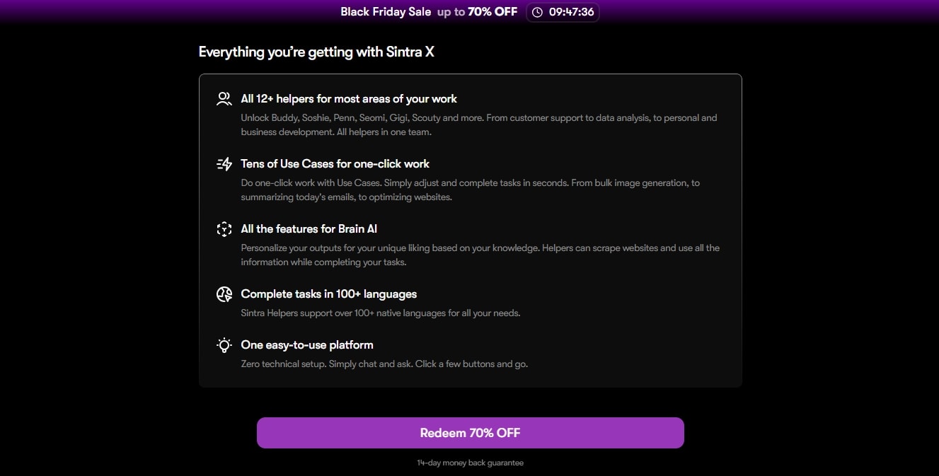 sintra x plan sintra ai pricing