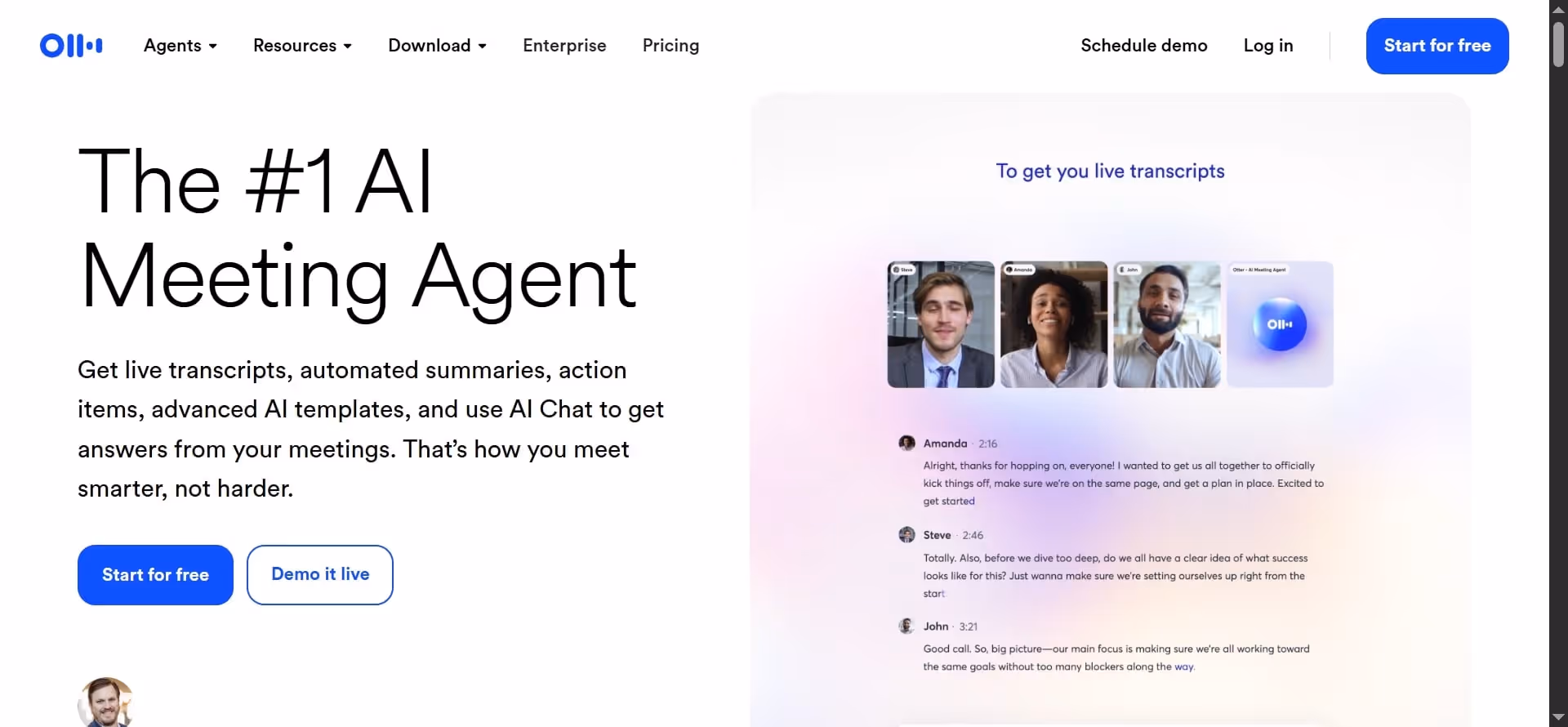 otter ai for hybrid teams