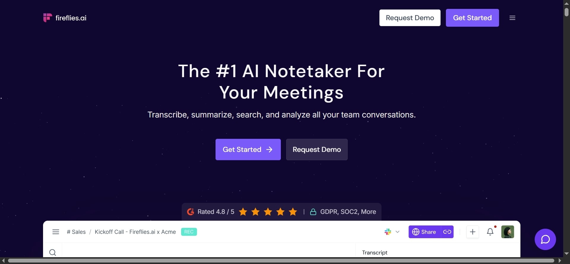 fireflies ai for hybrid teams