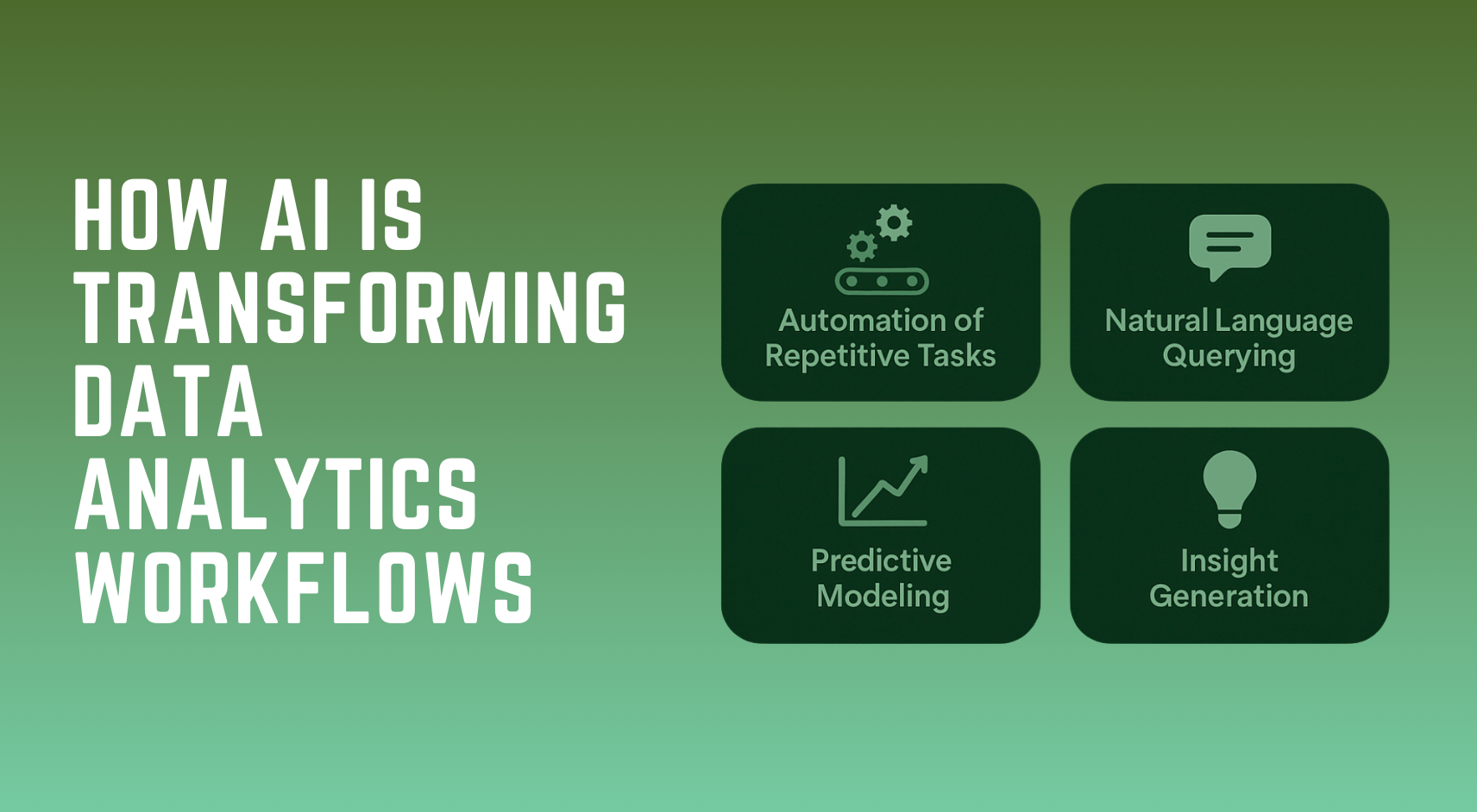 generative ai is transforming data workflows