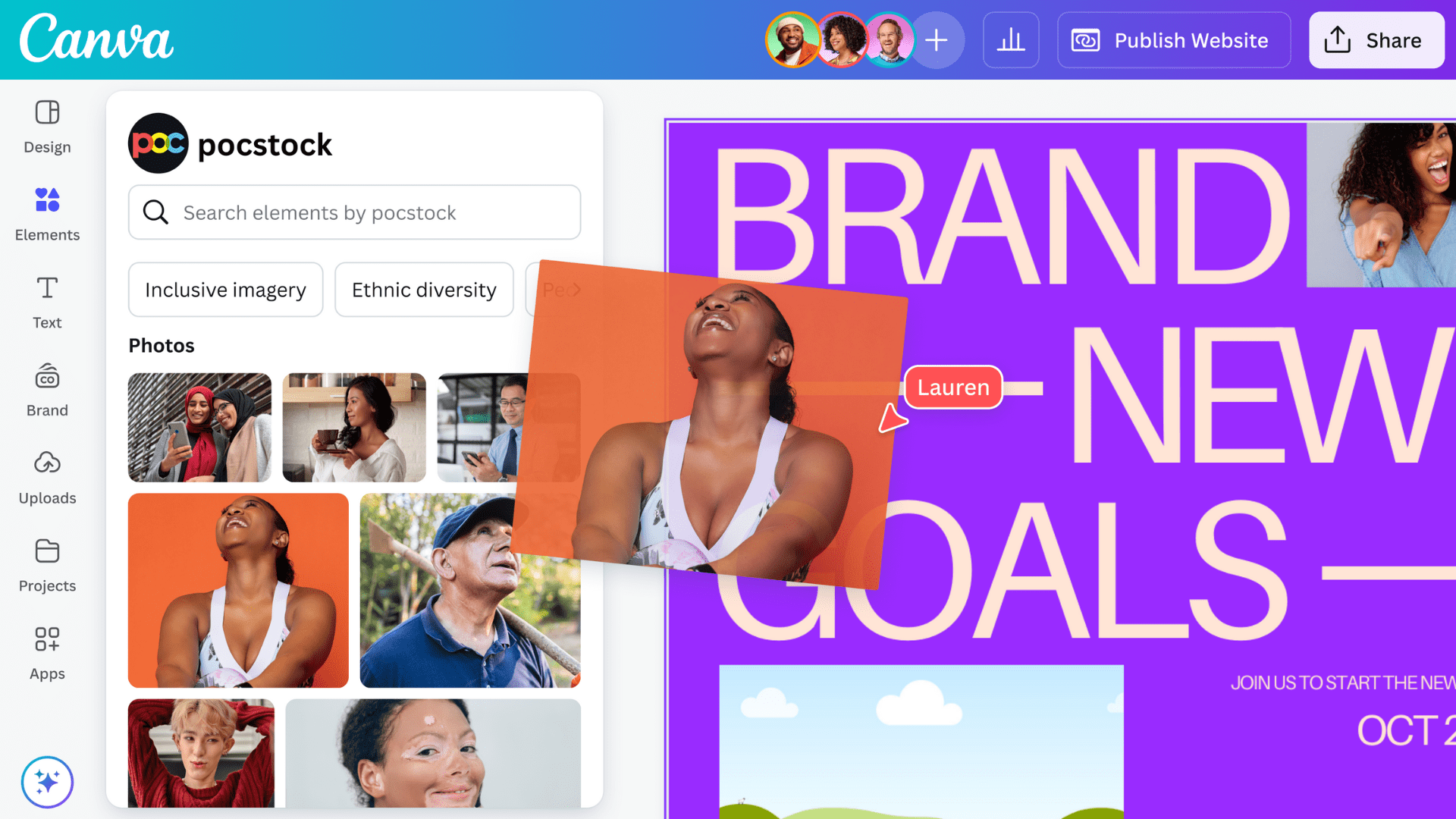 canva for visual content creation with magic studio
