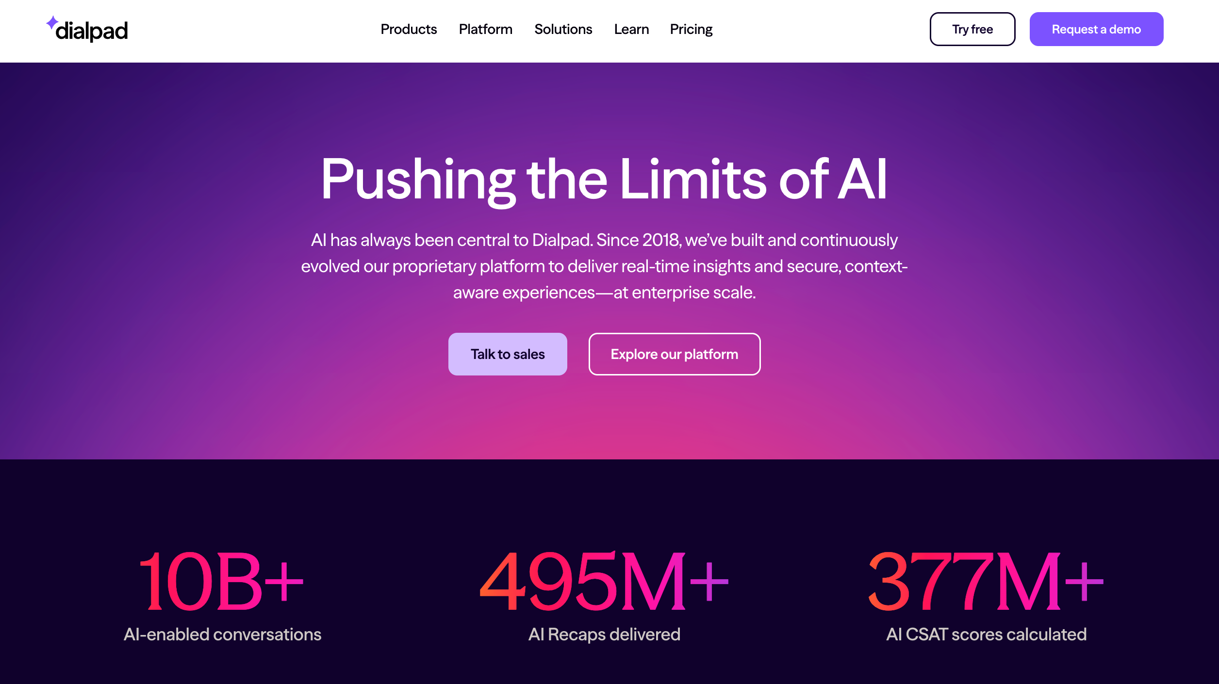 dialpad ai for clear business and sales communications