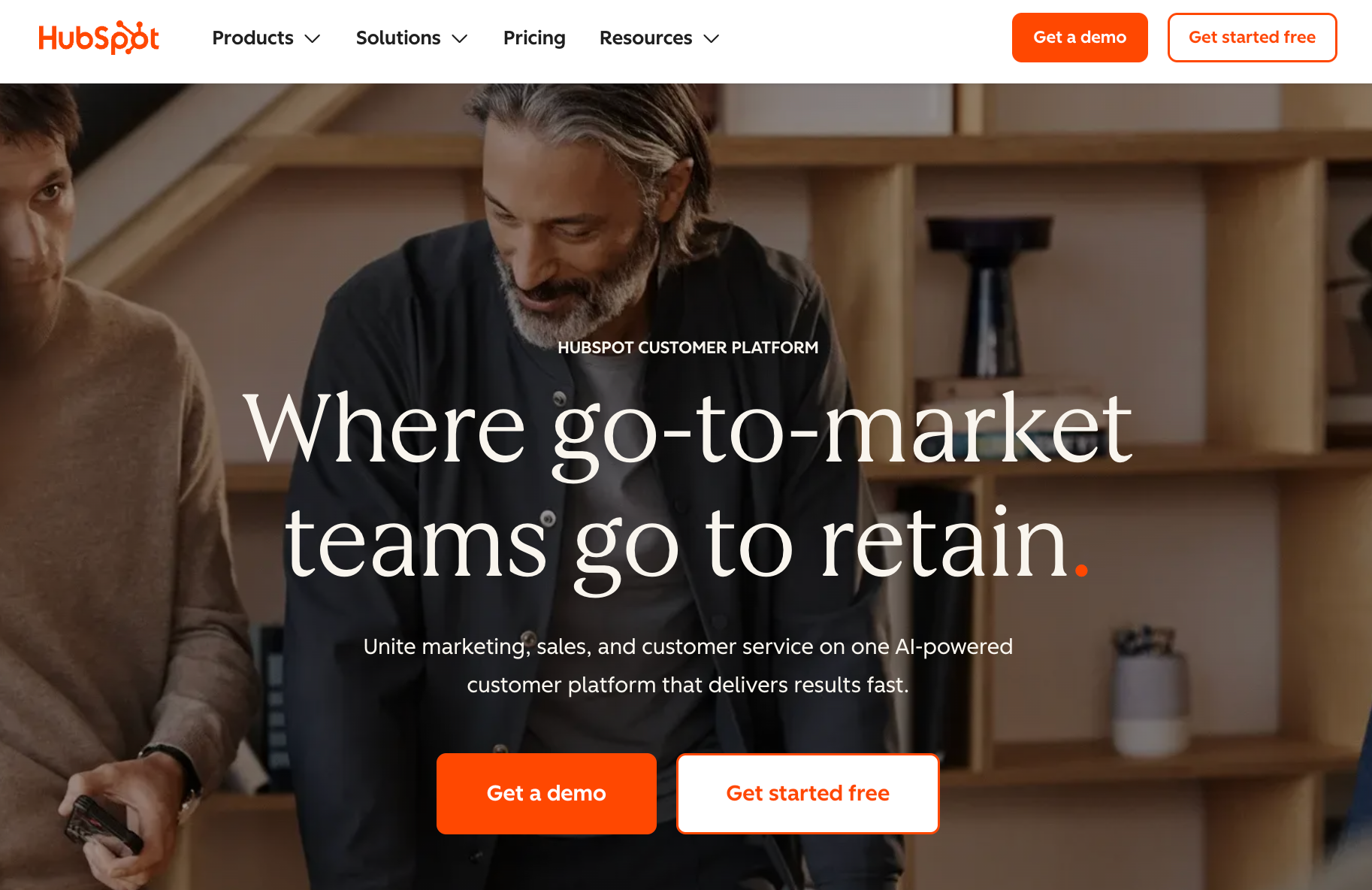 hubspot crm for marketing and sales team
