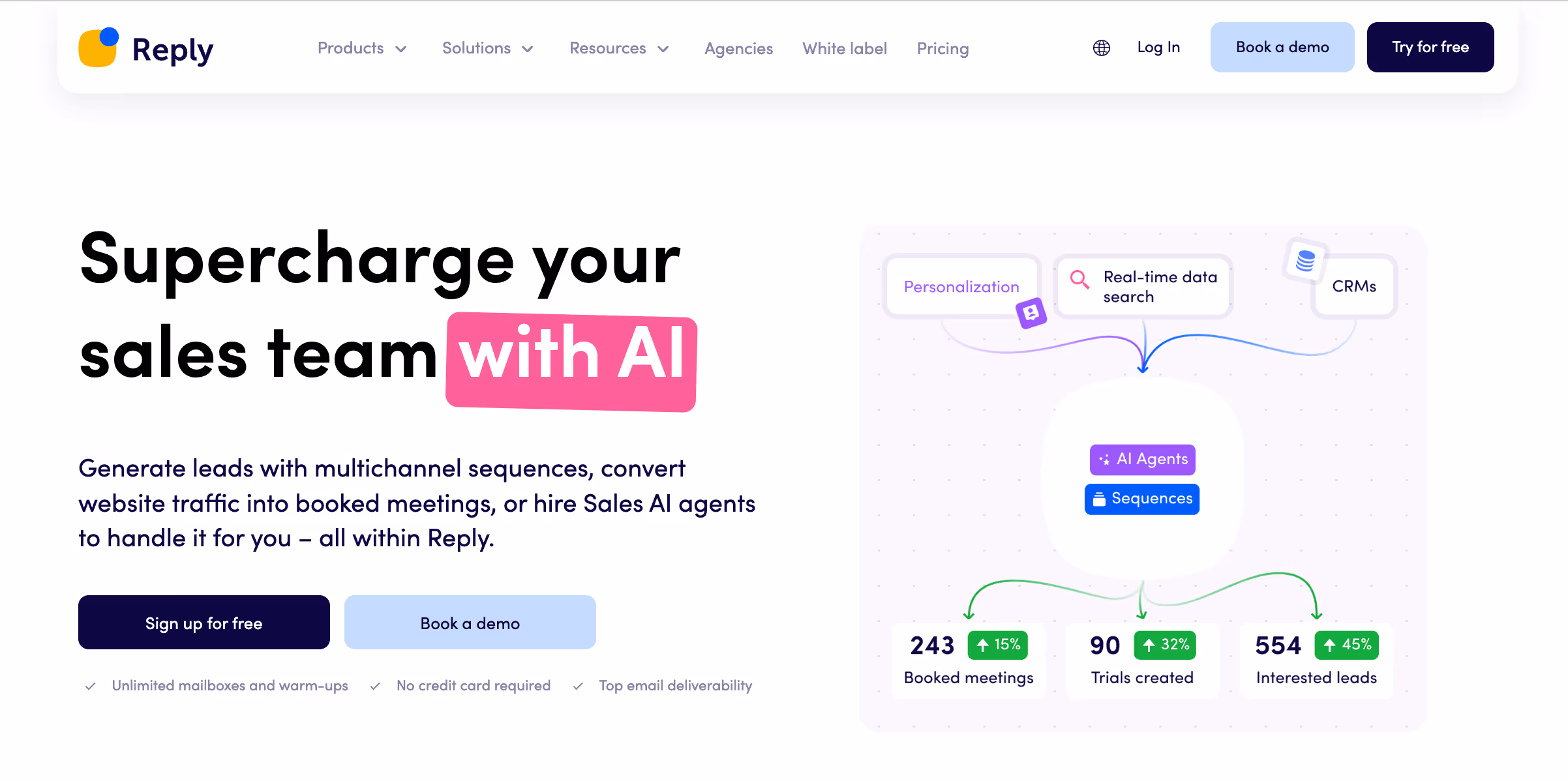 reply for ai sales engagement and automation