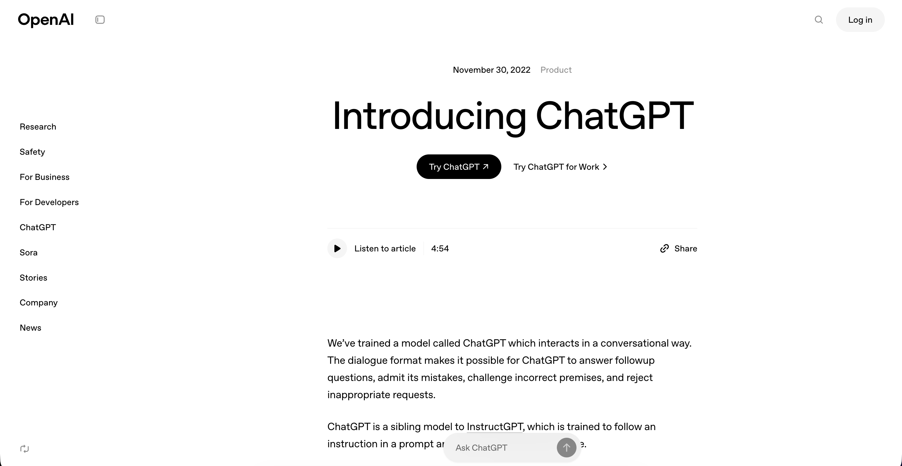 chatgpt for ai ideation and research