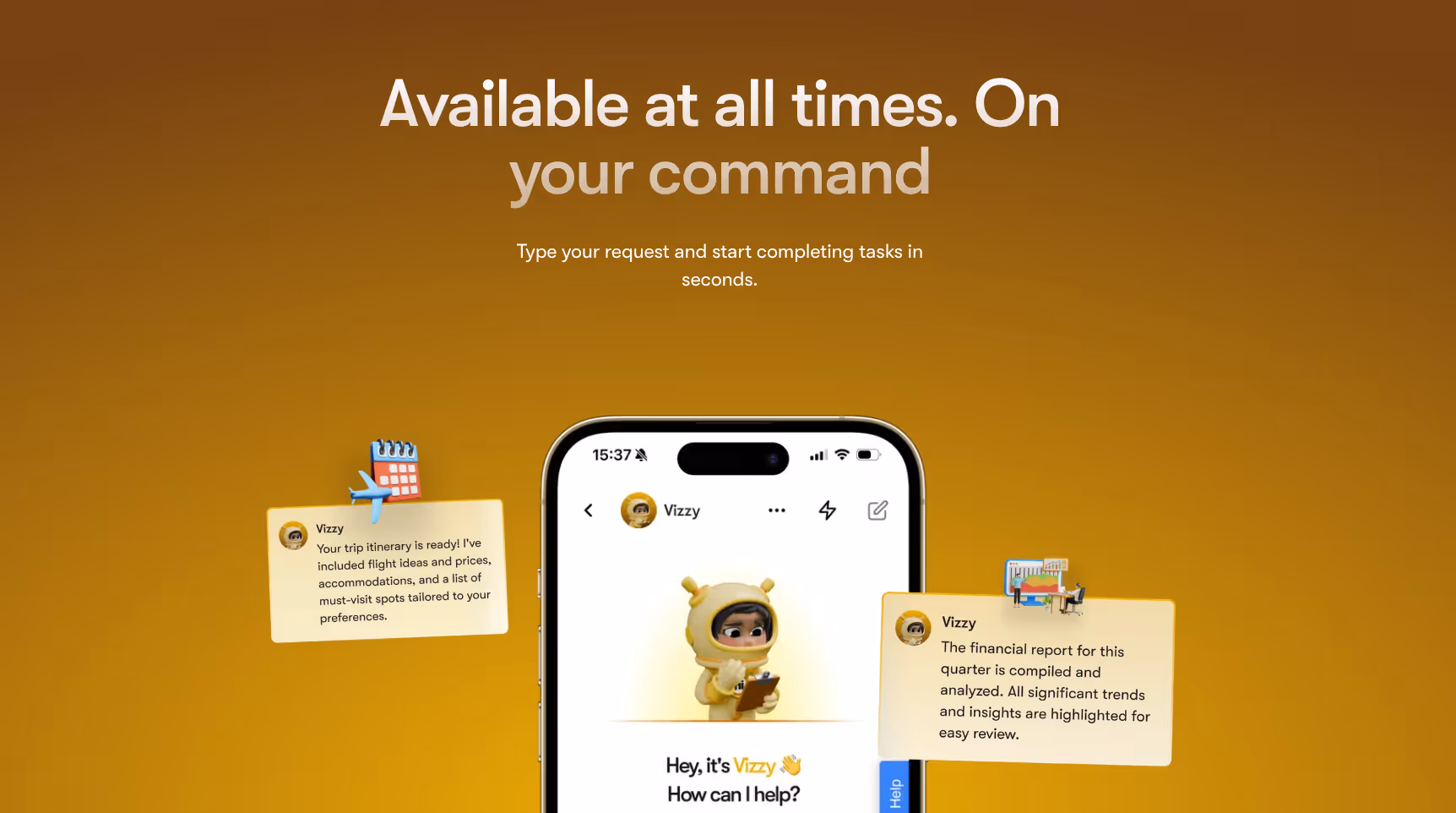 vizzy ai personal assistant for scheduling and summaries