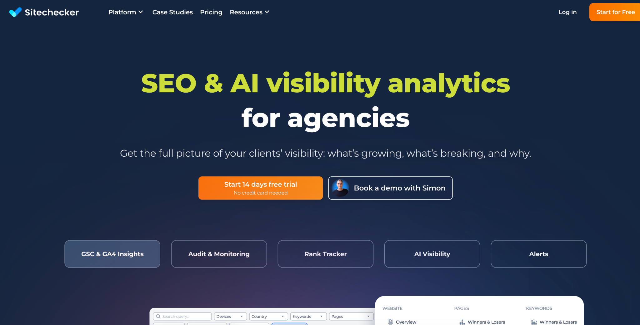 sitechecker seo auditing tool for ecommerce websites