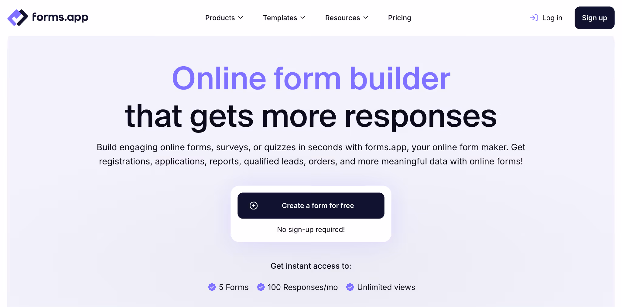 forms.app online forms and surveys for stores