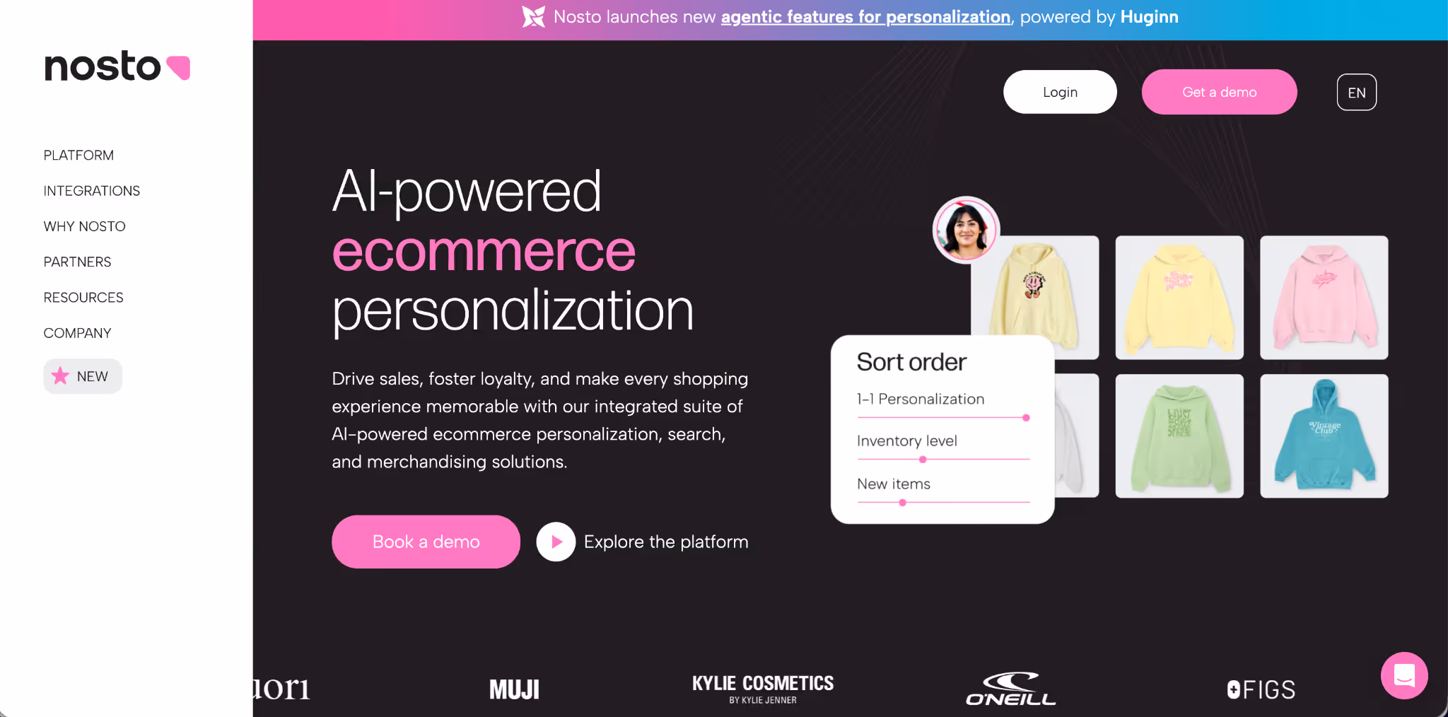 nosto personalization and product recommendations for ecommerce