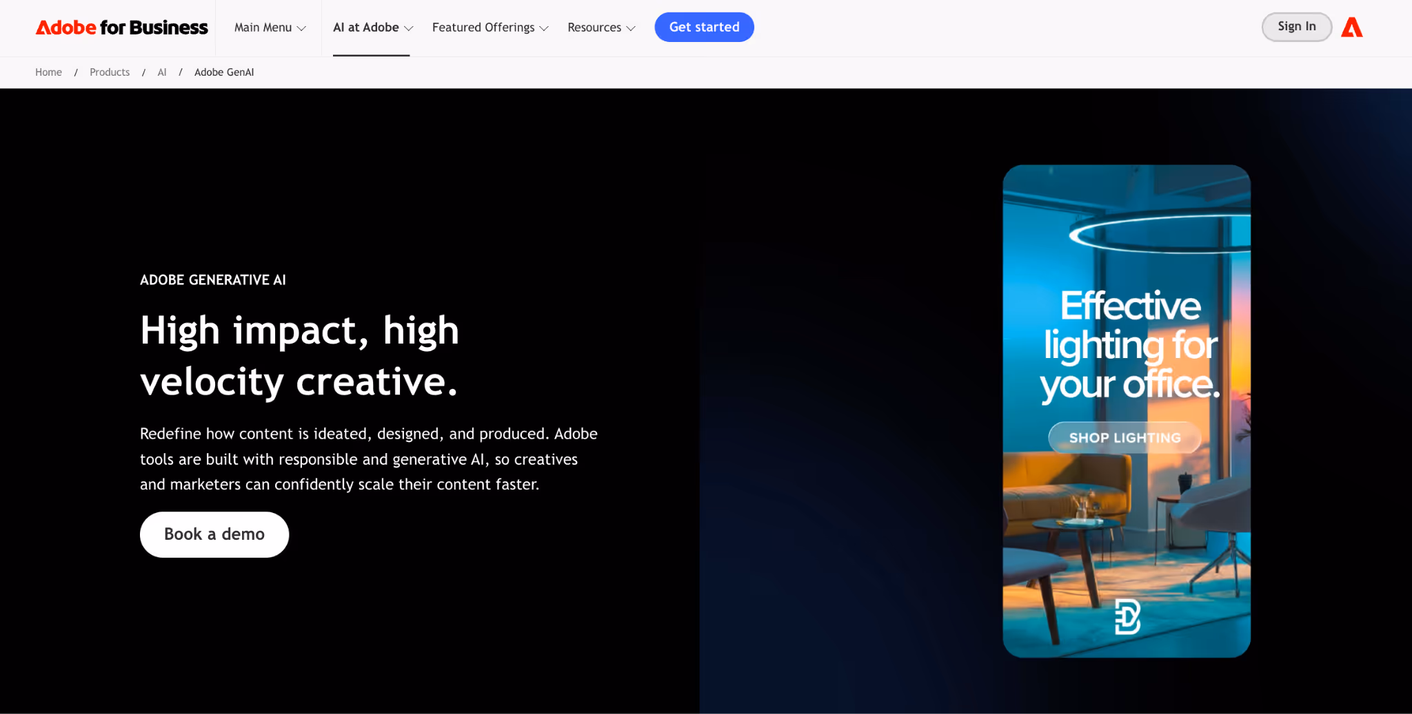 adobe sensei ai insights for commerce teams