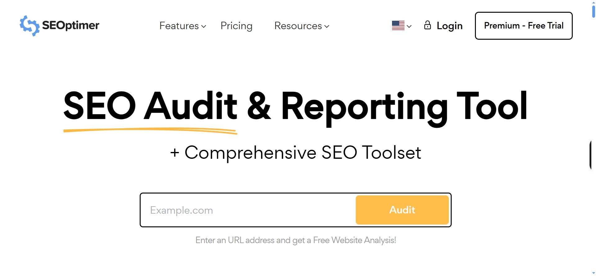 seoptimer ai for seo audit
