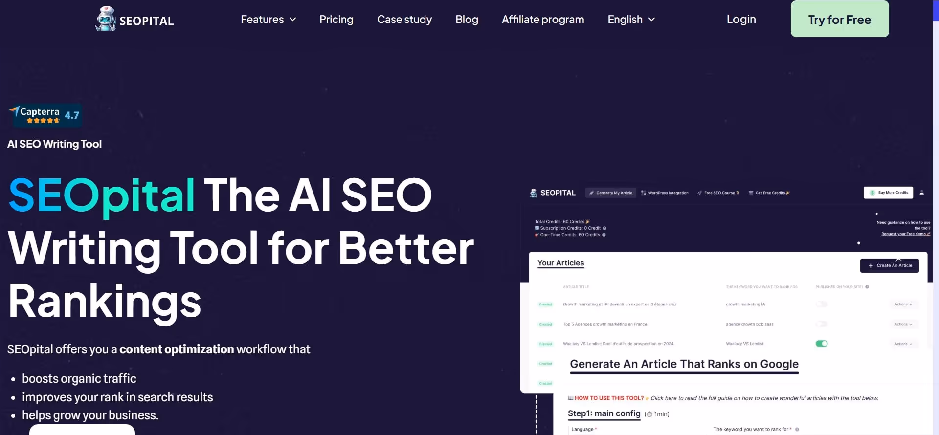 seopital ai seo audit