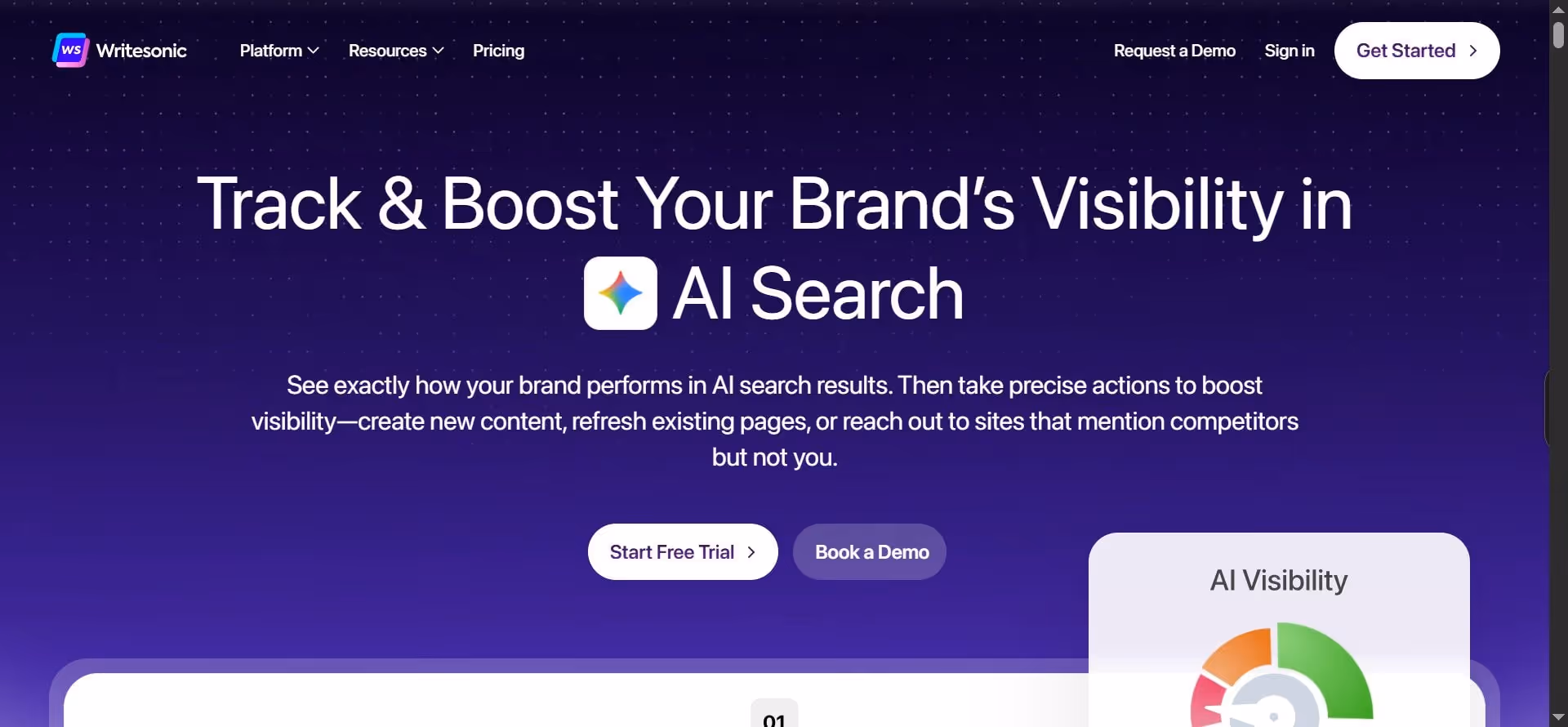 writesonic ai seo site audit