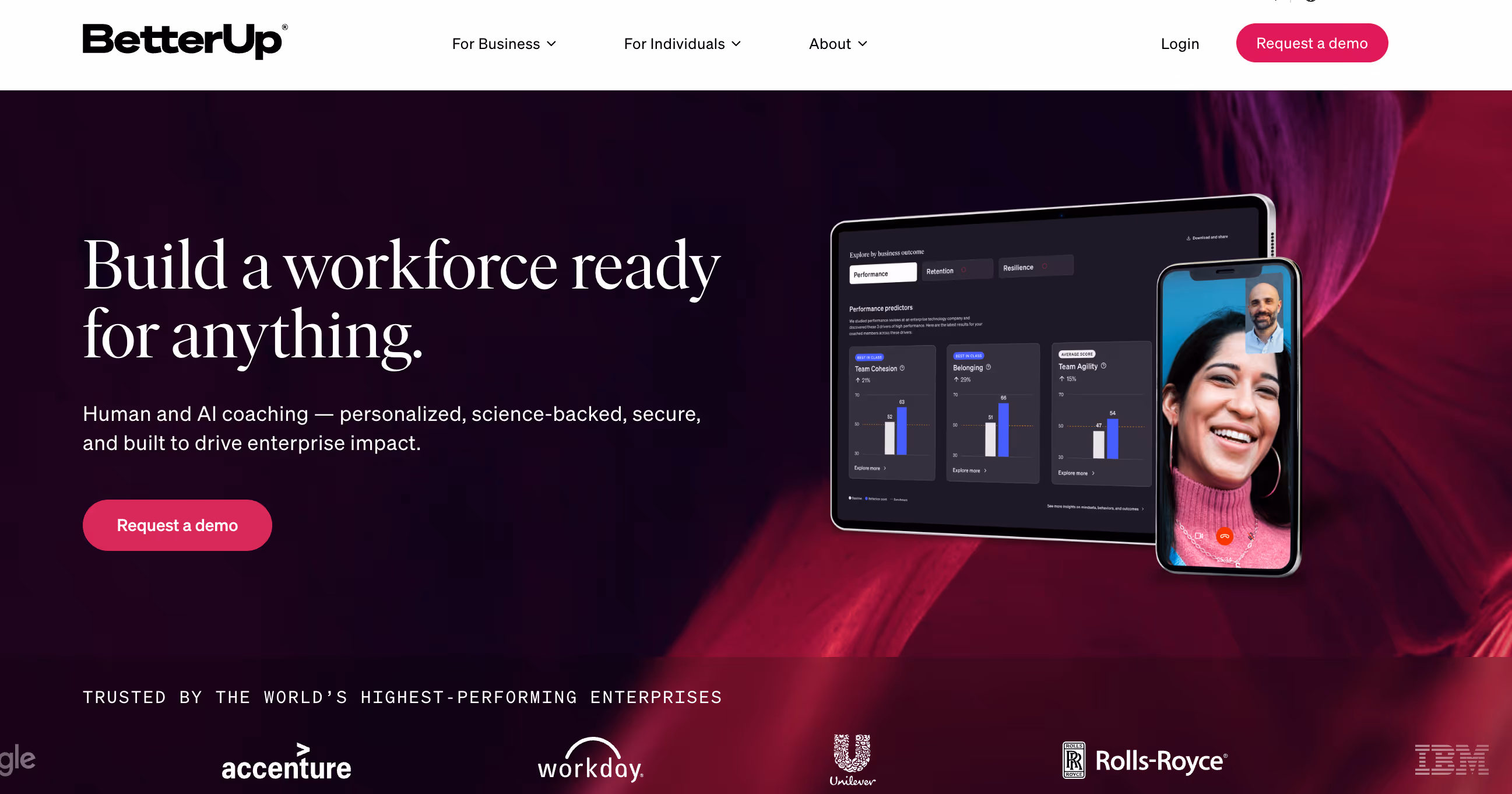 betterup ai leadership coaching to drive enterprise impact