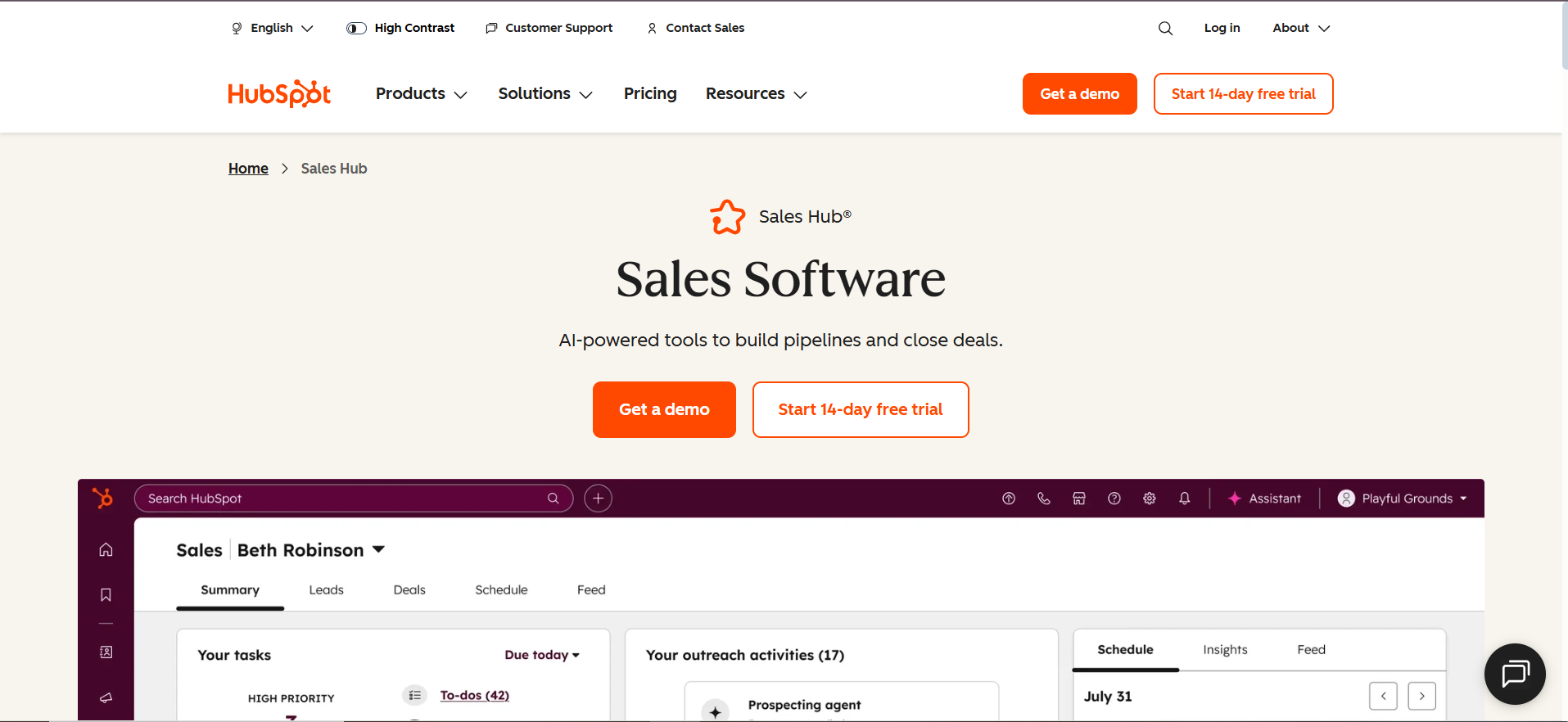 sales software