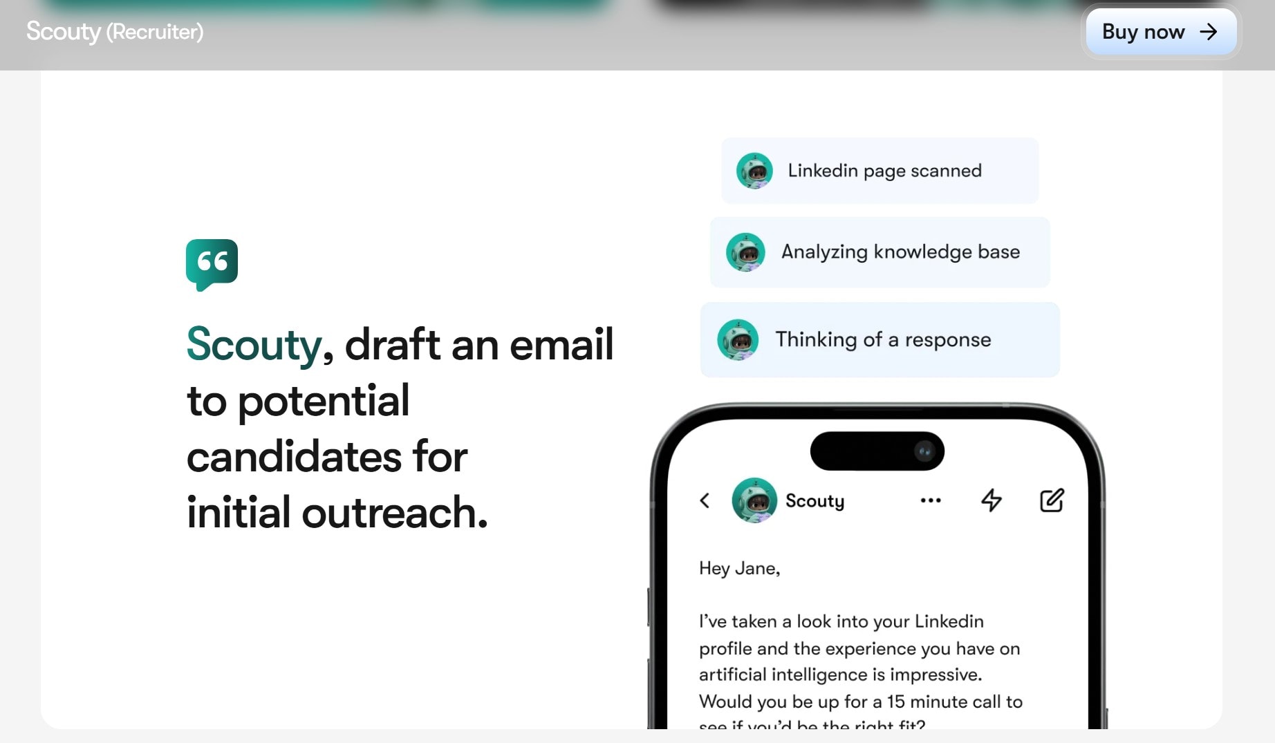 automated outreach ai in recruiting