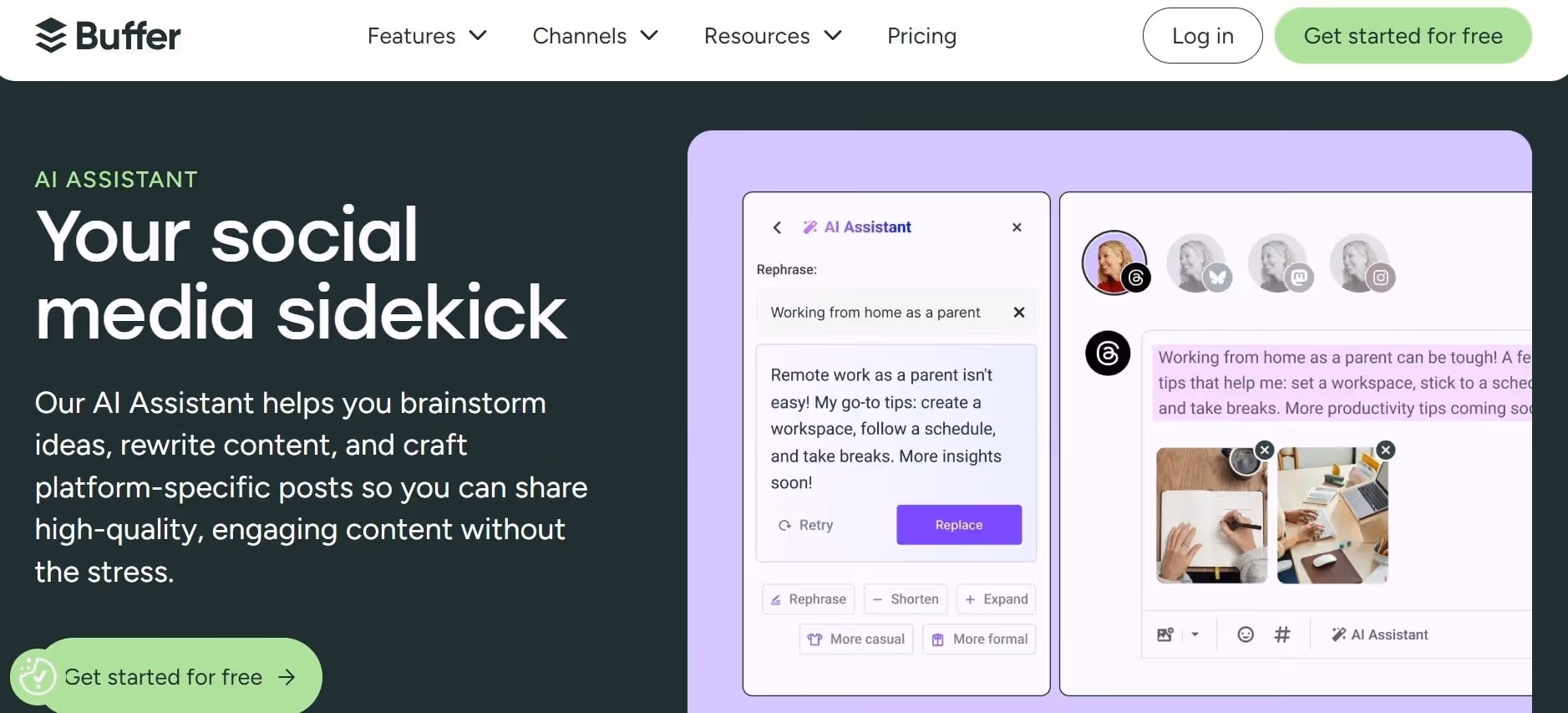 buffer social media scheduler