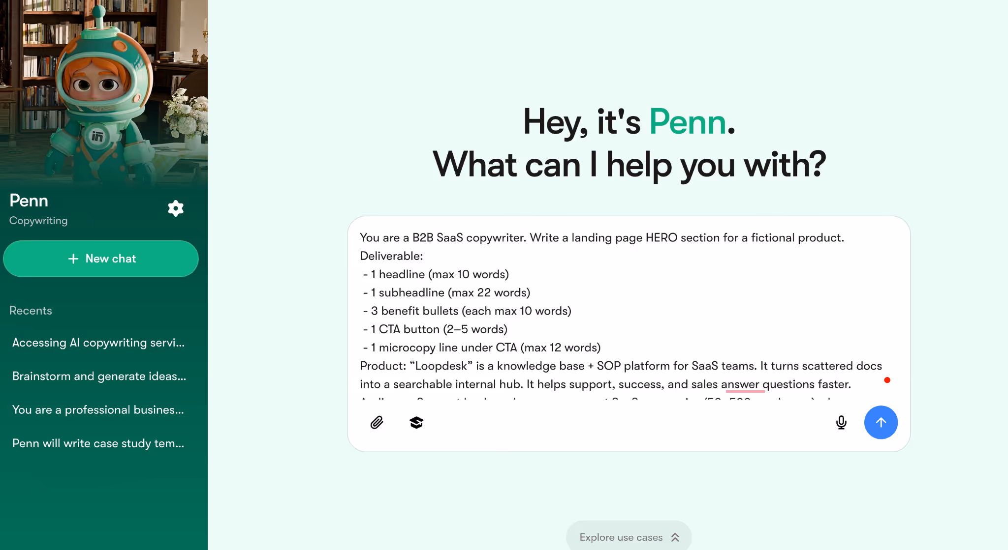 penn first draft output