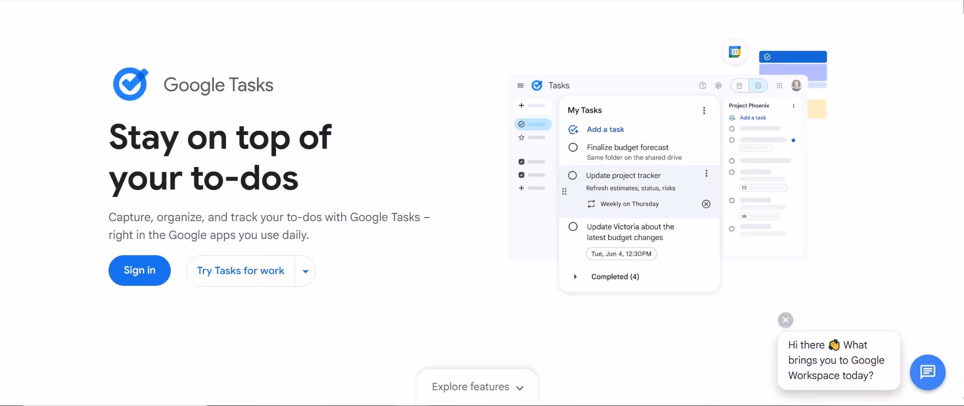 google do to lists