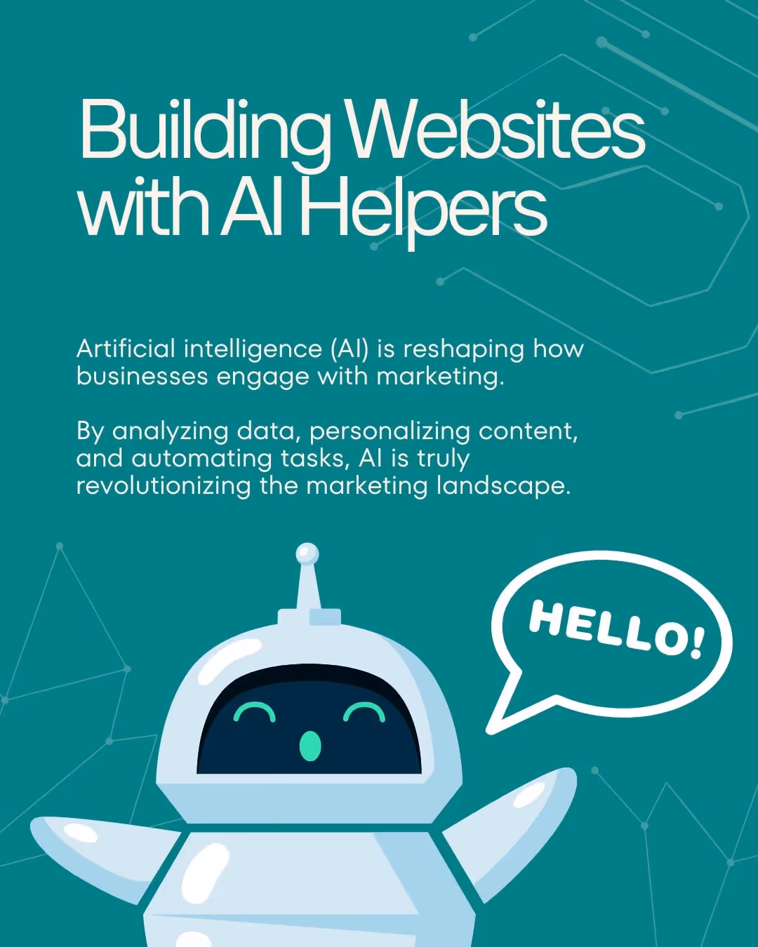 explaining the importance of ai helpers in website building