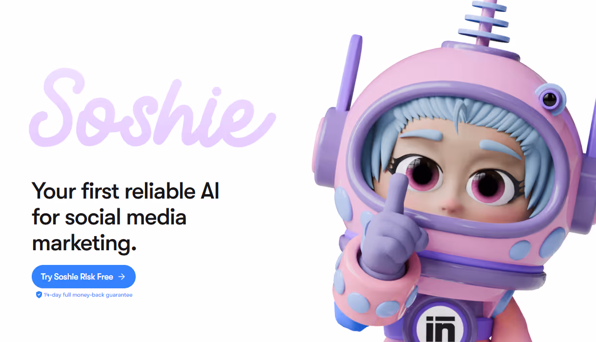 soshie - an ai assistant designed for automating social media marketing