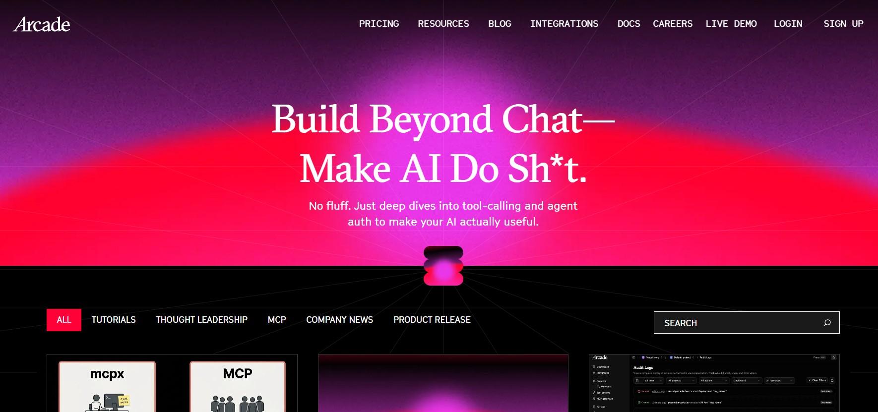 arcade ai agentic framework