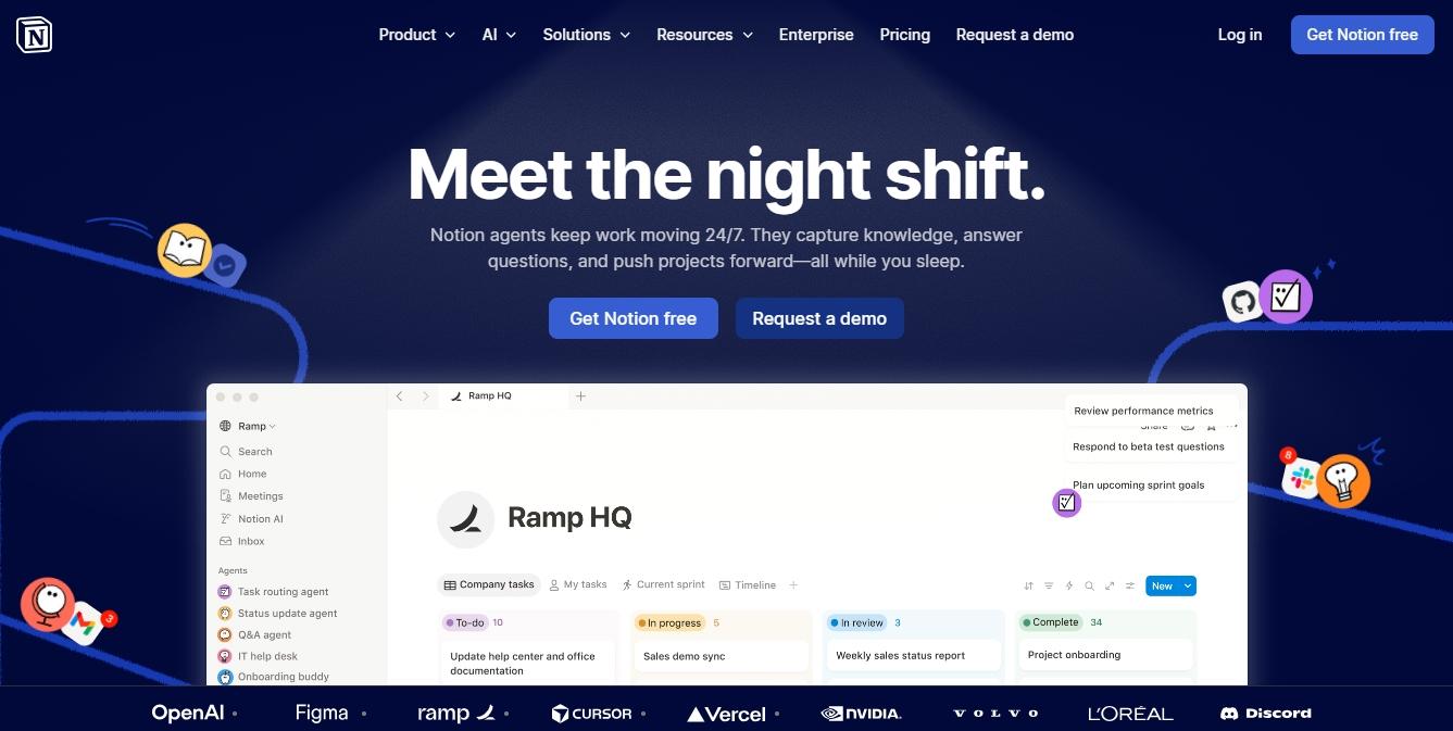 notion ai product tour