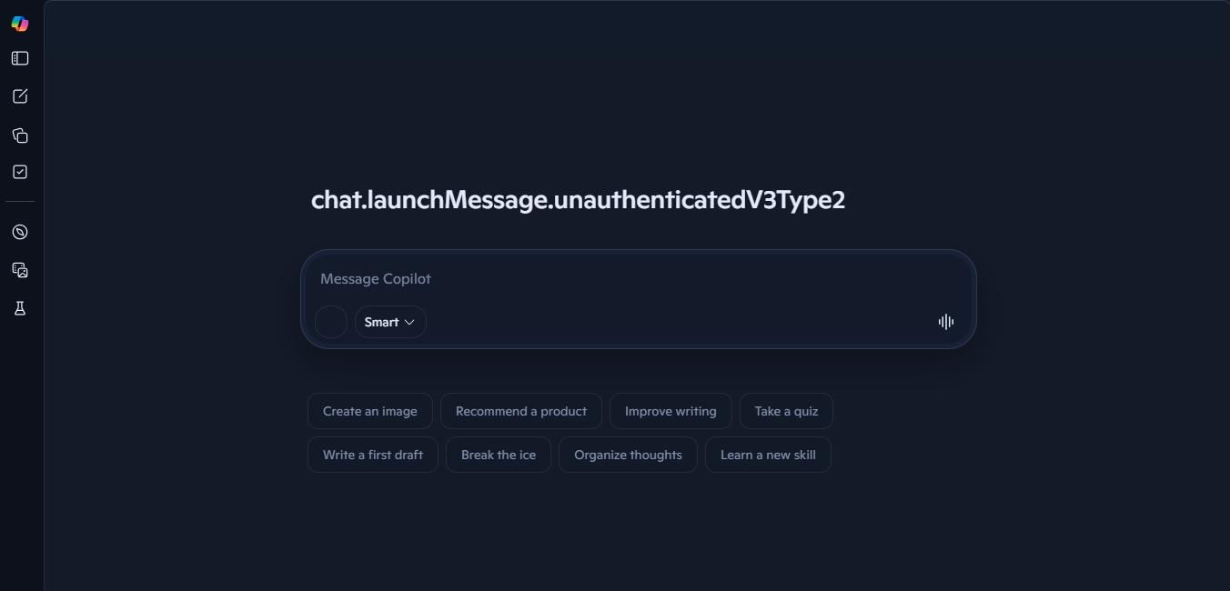 microsoft copilot chat interface