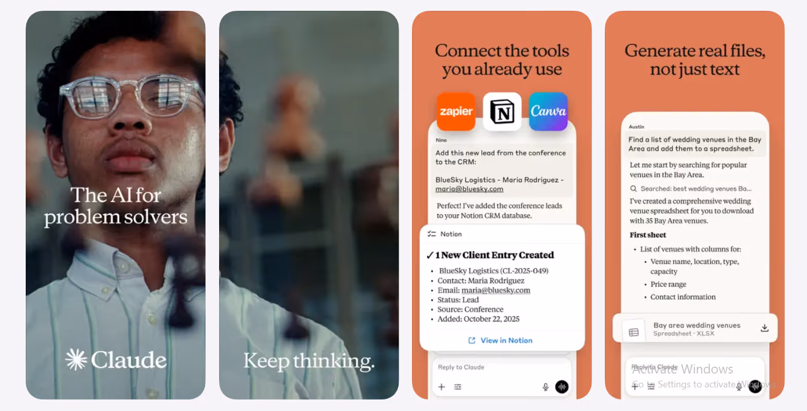 claude features for iphone