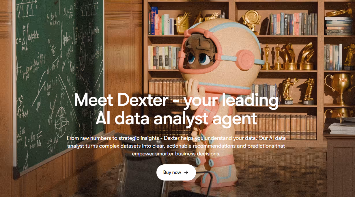 sintra ai data analyst dexter interface