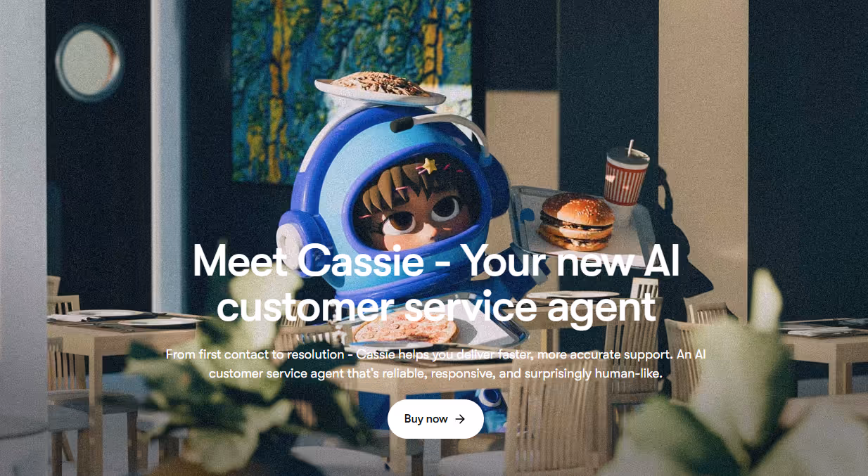 sintra ai for customer service cassie interface