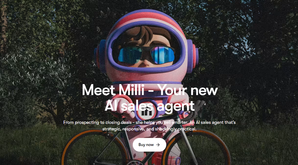 sintra ai sales manager milli interface