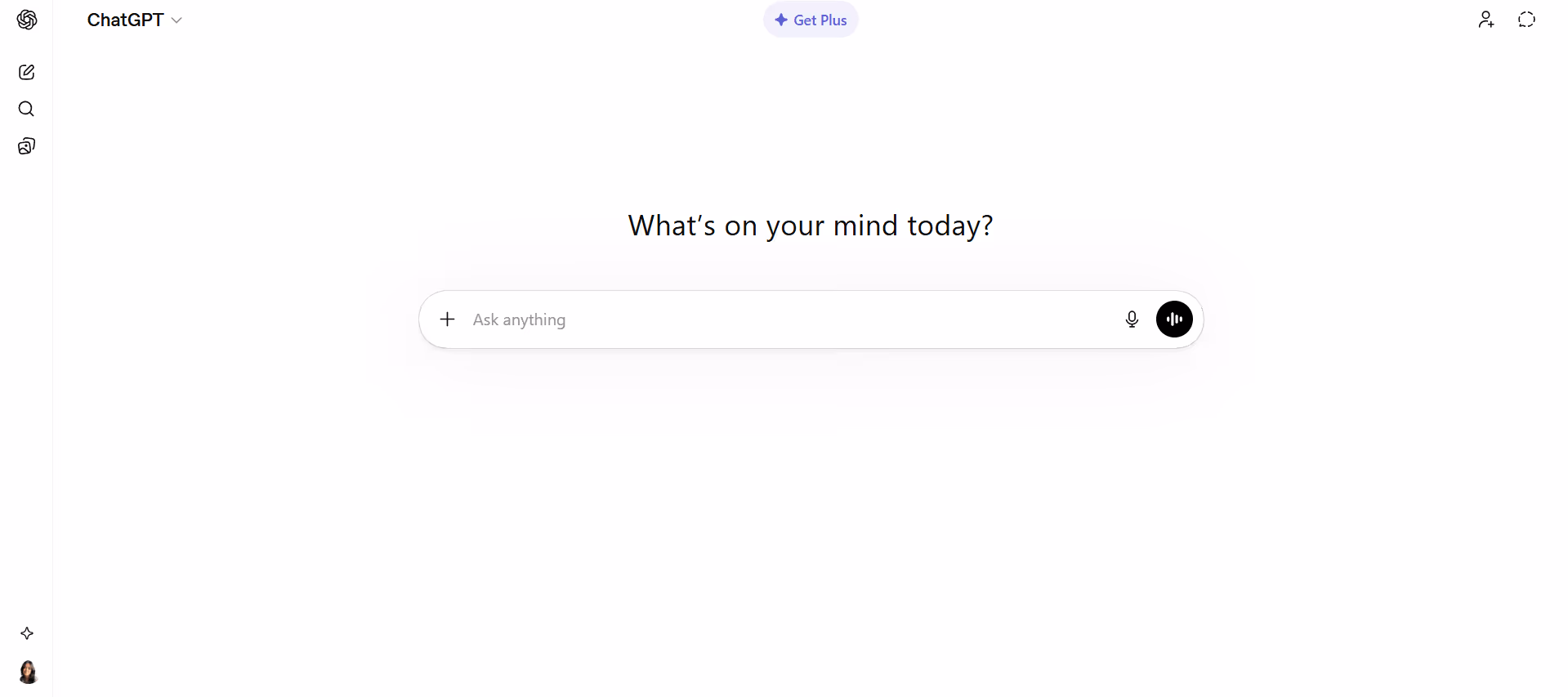 chatgpt interface