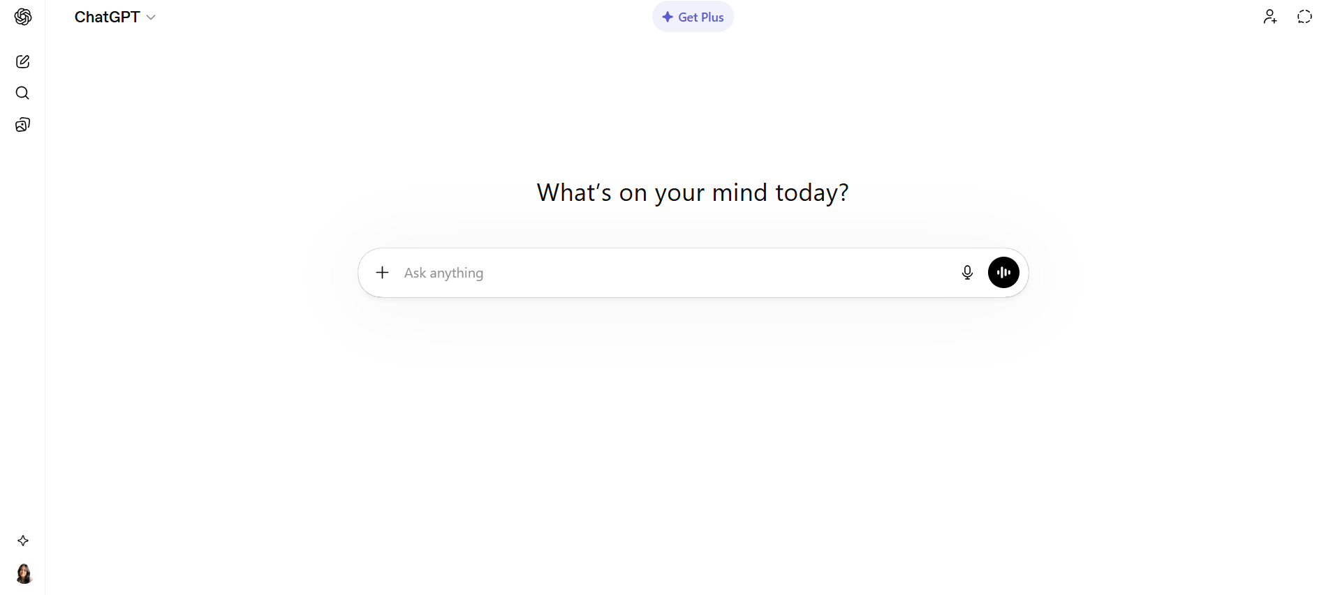 chatgpt interface