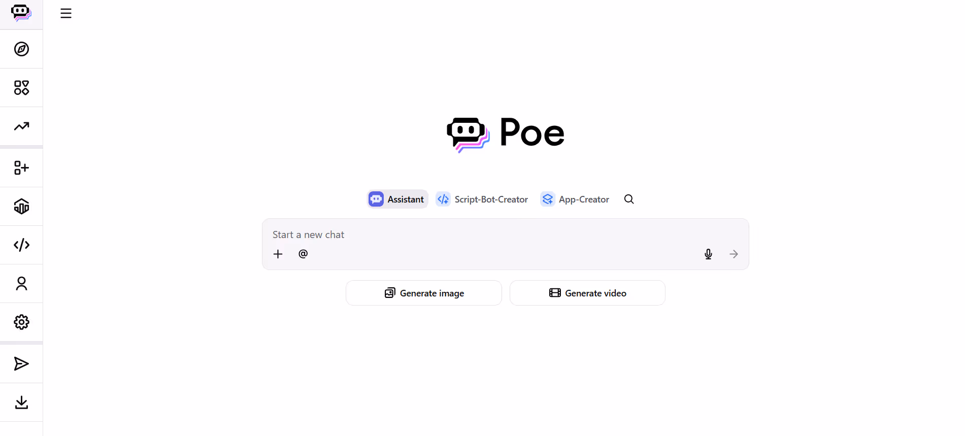 poe by quora interface