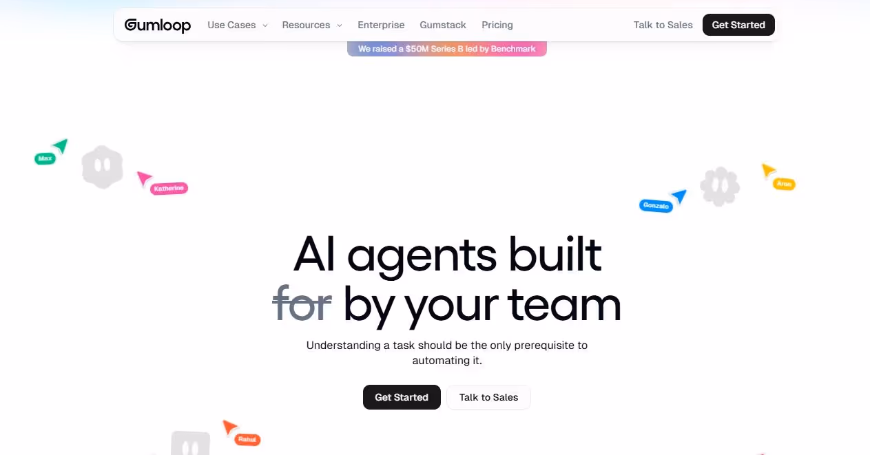 gumloop ai homepage