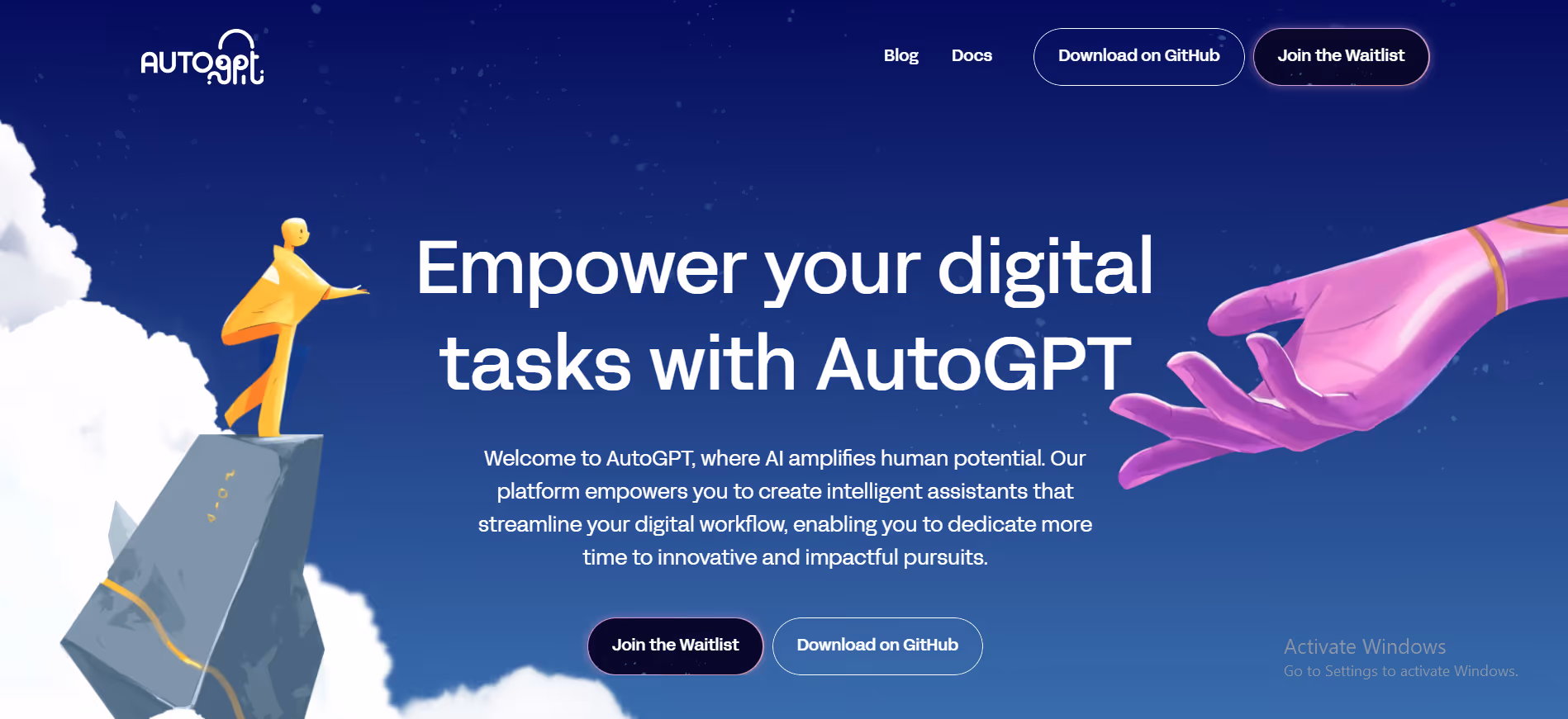 autogpt interface