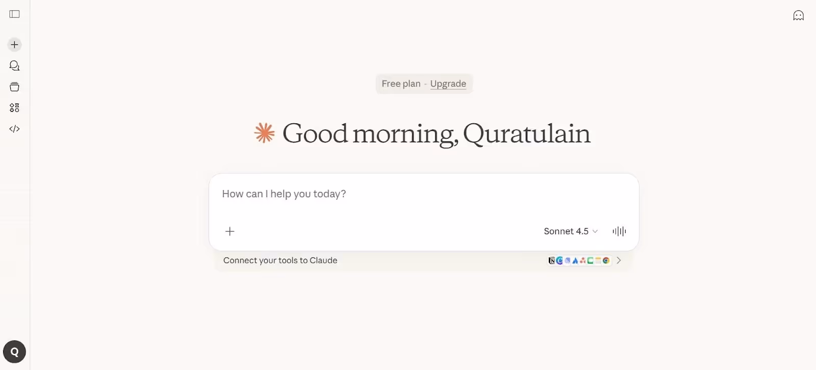 claude ai assistant homepage