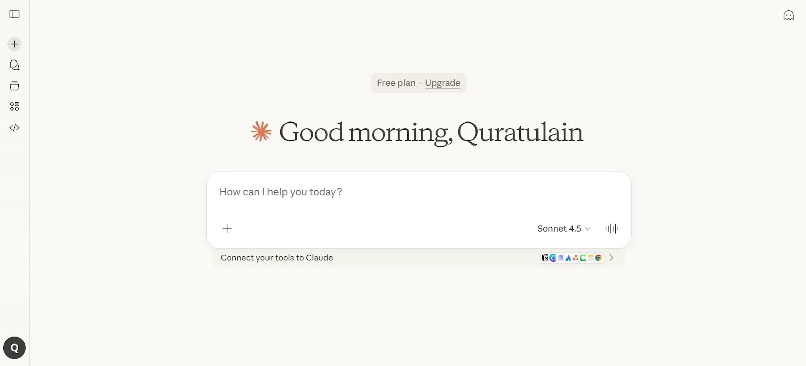 claude ai assistant homepage