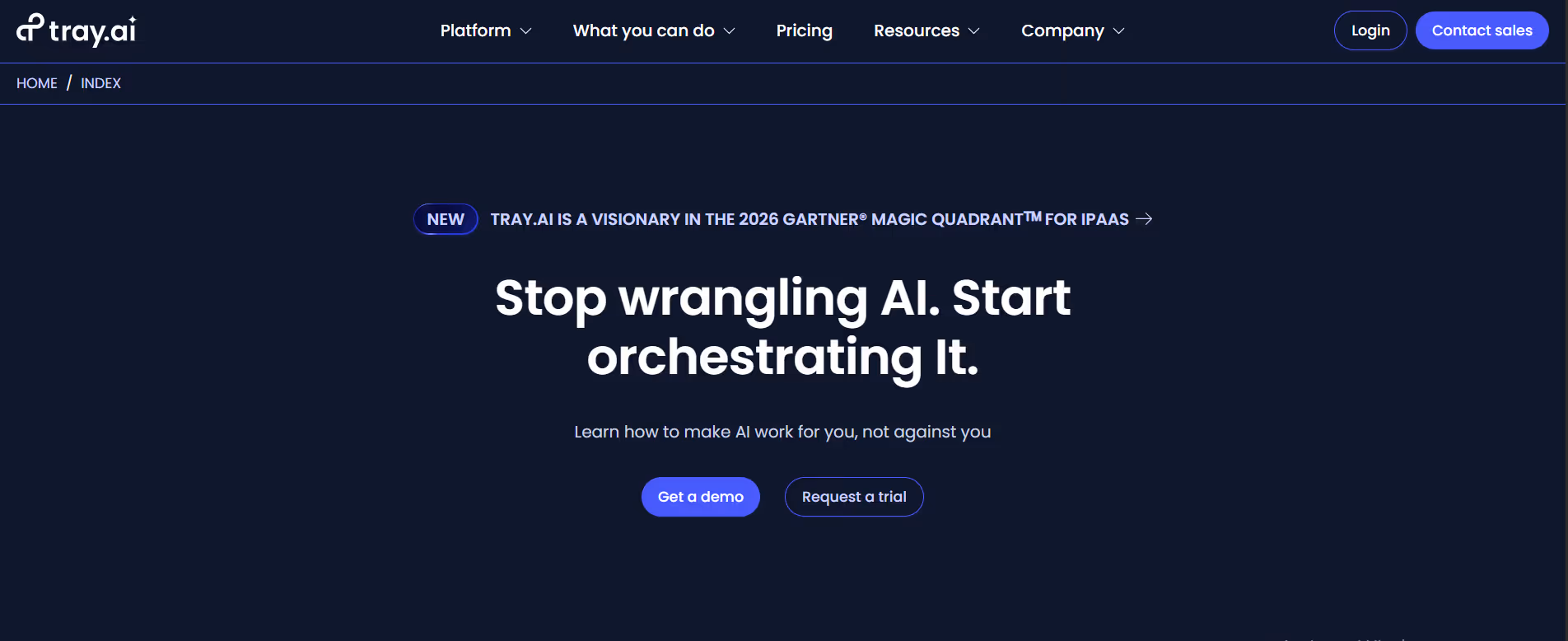 tray.io interface 