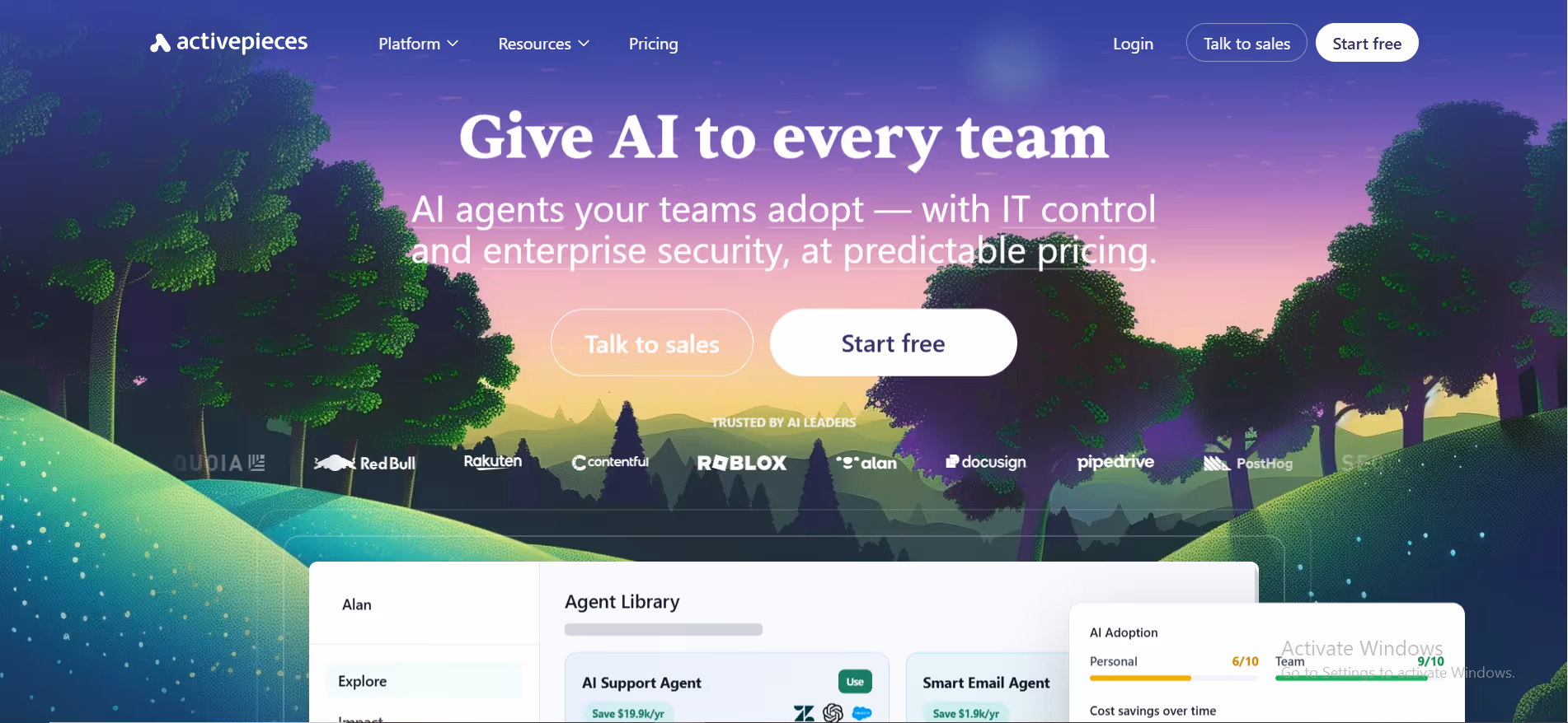 activepieces interface 