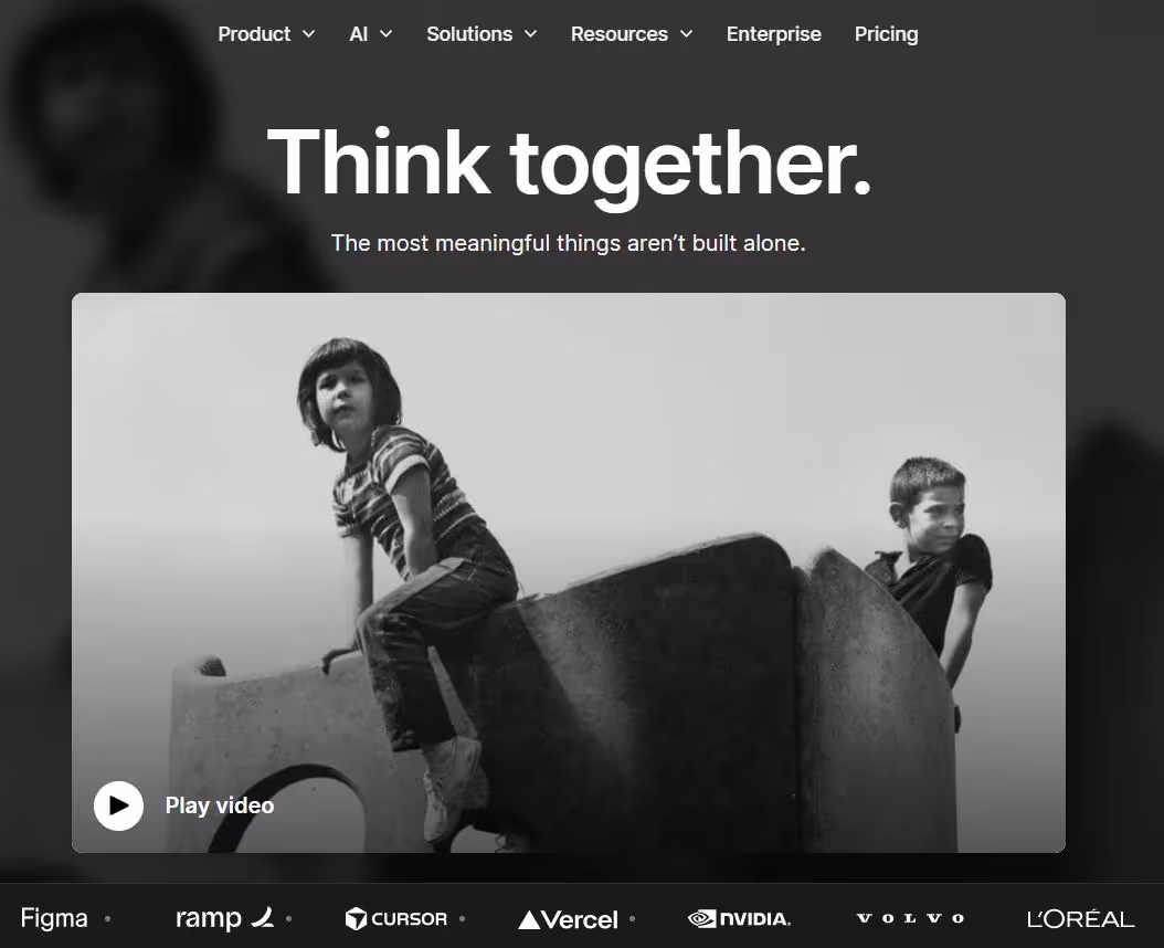 notion ai front page