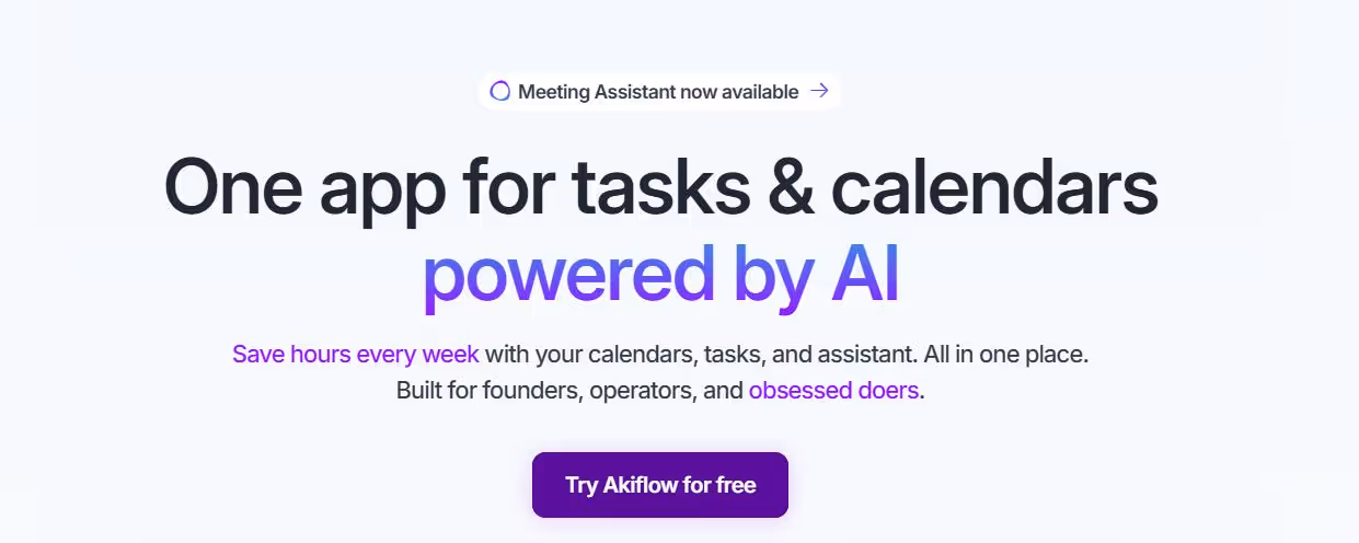 akiflow app alternative to motion